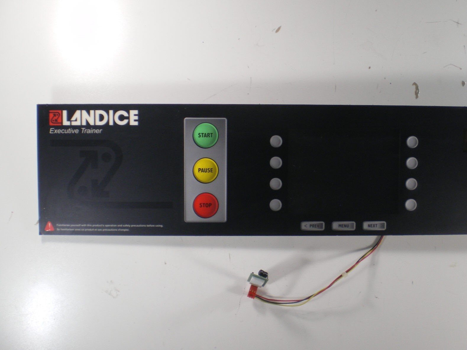 Landice L7 Executive Trainer Treadmill Display Console Overlay Panel board READ!