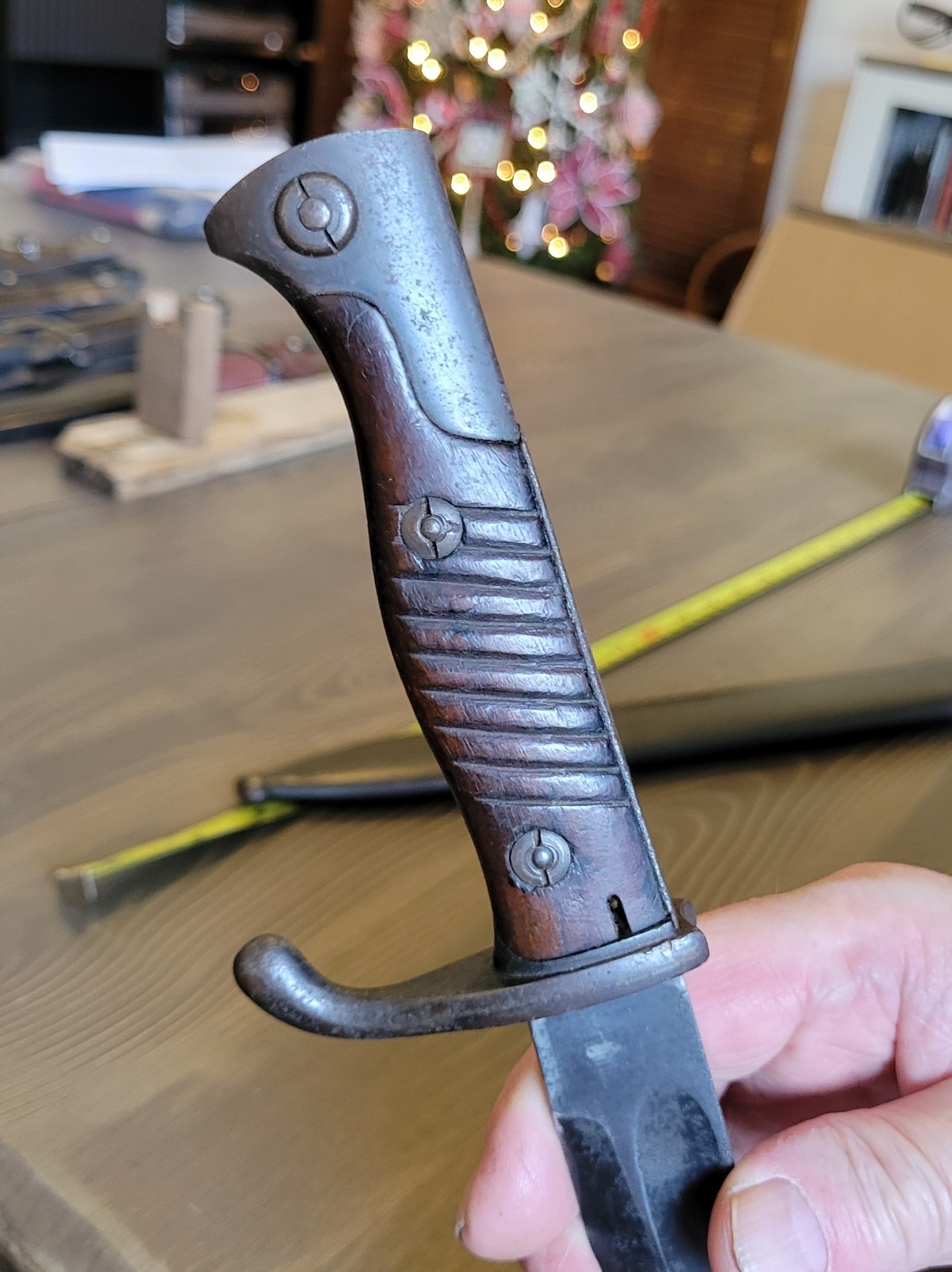 EXCELLENT! WWI German Mauser Butcher Blade Bayonet & Sheath