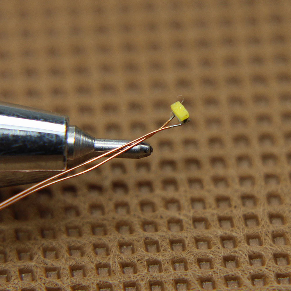 20pcs Pre-wired micro 0.1mm Copper Wire SMD LED 0402 Warm White Lights C0402WM