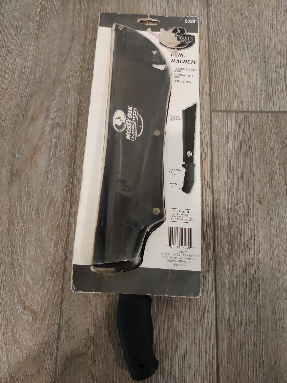 NEW Mossy Oak Overwatch 10" Machete & Sheath #5029 Stainless Steel Blade Hunting