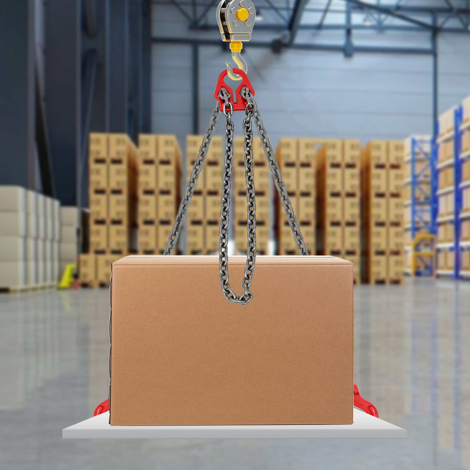 5/16 in*10FT Adjustable Chain Sling with Grab Hook Lifting Chains 5T/11023 lbs