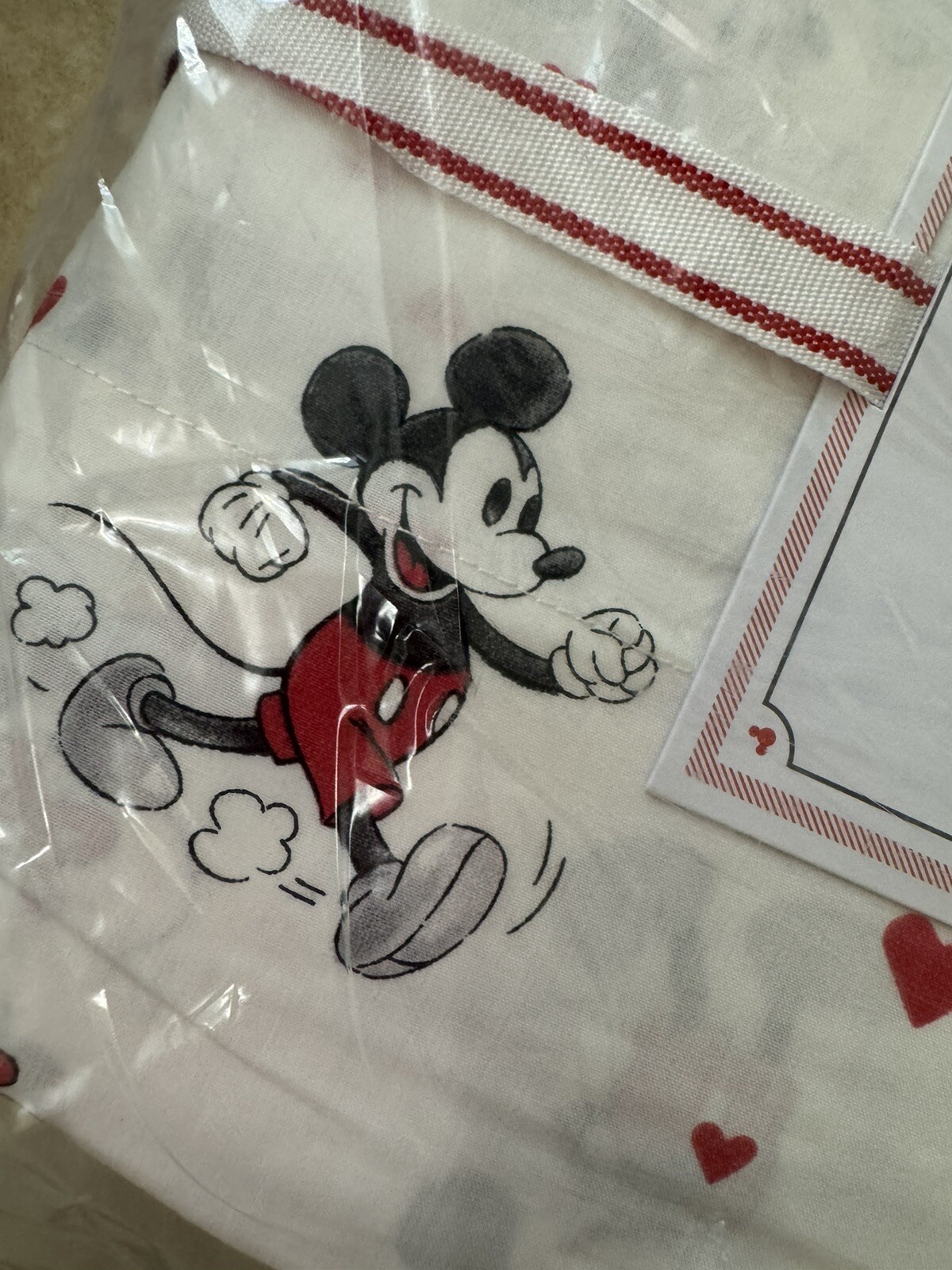 Pottery Barn Kids ~MICKEY & MINNIE VALENTINE’s~ FULL SHEET ~HEARTS & LOVE~ MOUSE