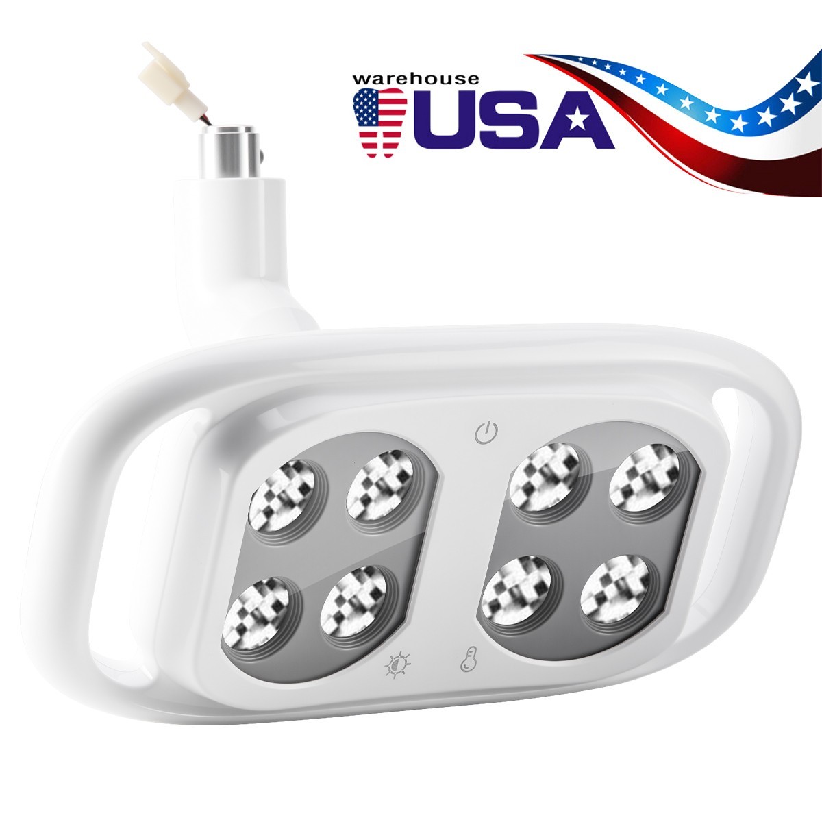 AZDENT Dental LED Lamp For Dental Unit Chair Adjustable Oral Light USA