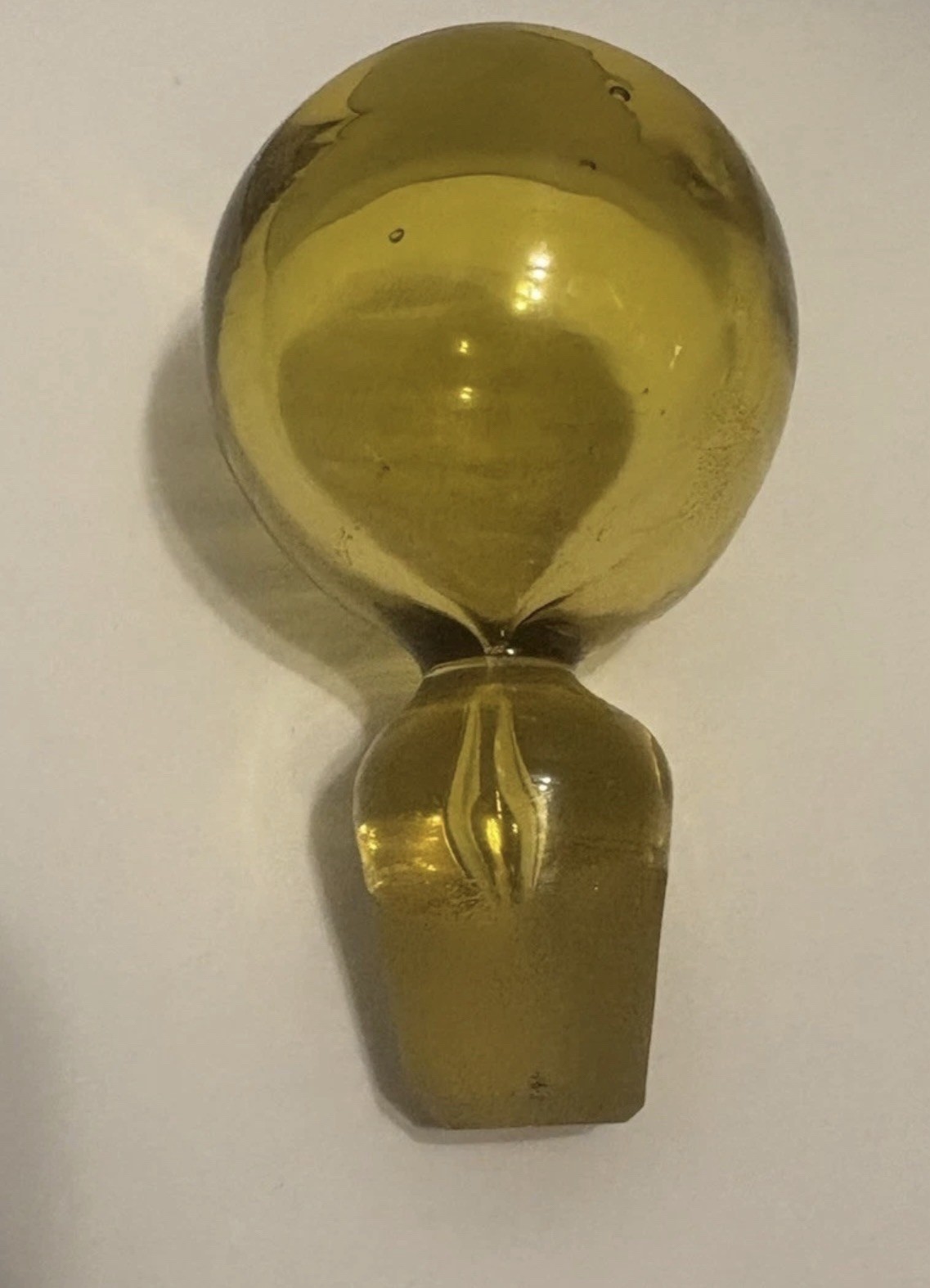 blenko decanter Yellow