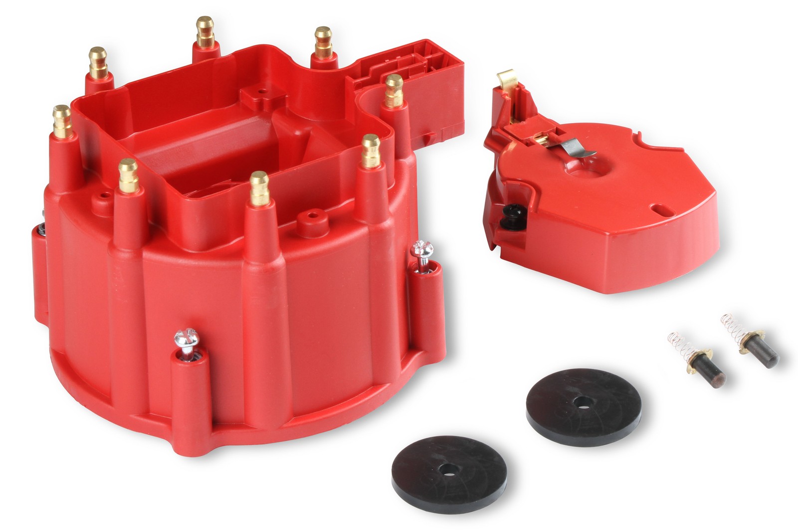 MSD 8416 Distributor Cap and Rotor HEI, Red