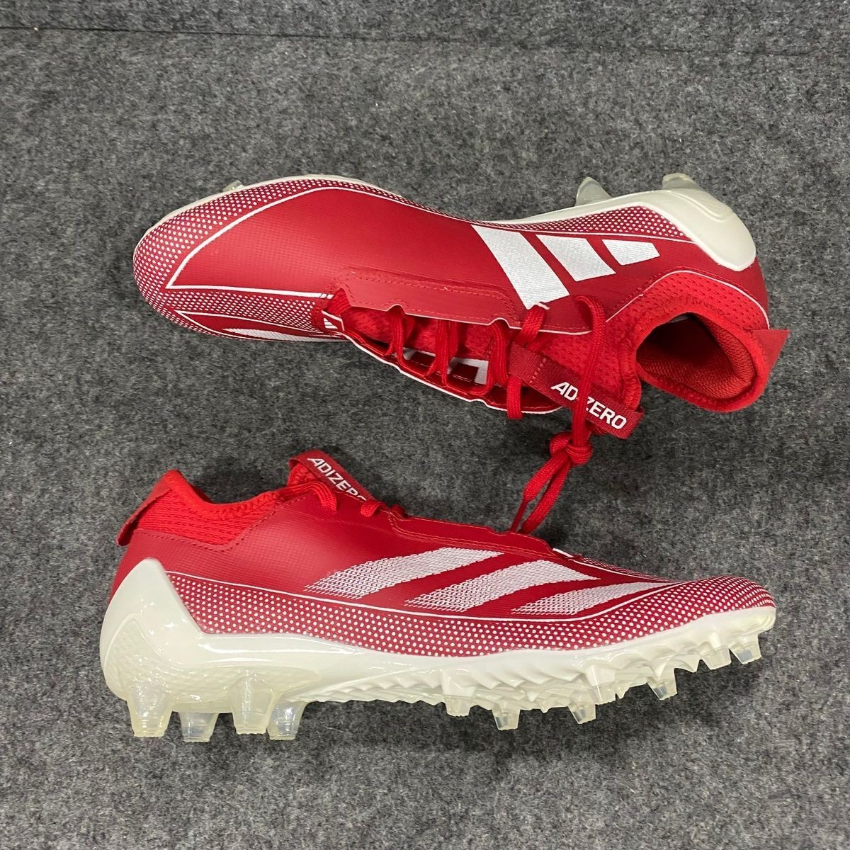 ADIDAS Adizero Electric.1 Performance Cleats Men's Size 11 Red/White
