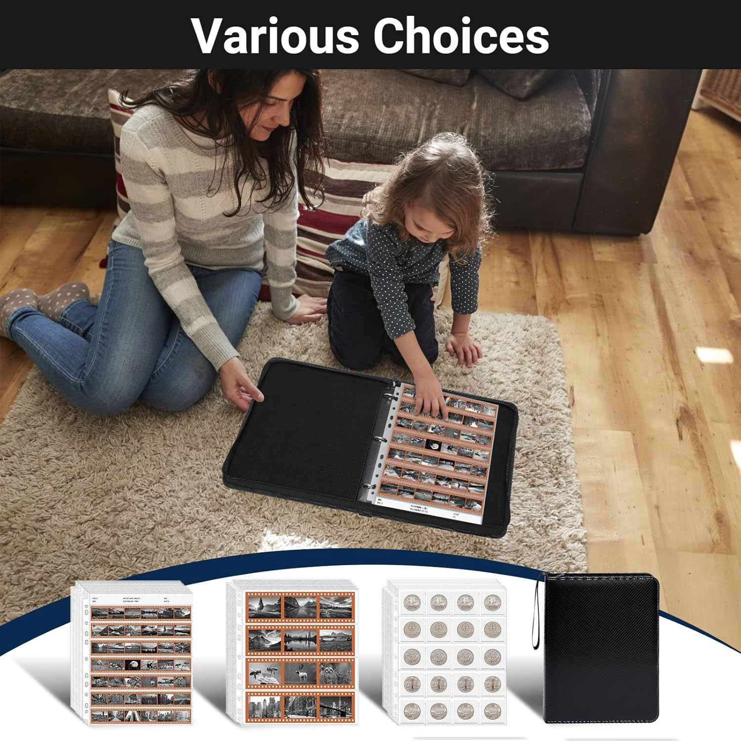 35mm Film Holder 135-7 Pack of 30 Acid Free Film Negative Sleeves 35mm Negativ