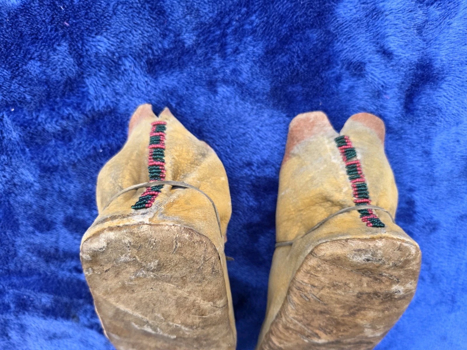 1880 KIOWA APACHE MOCCASINS