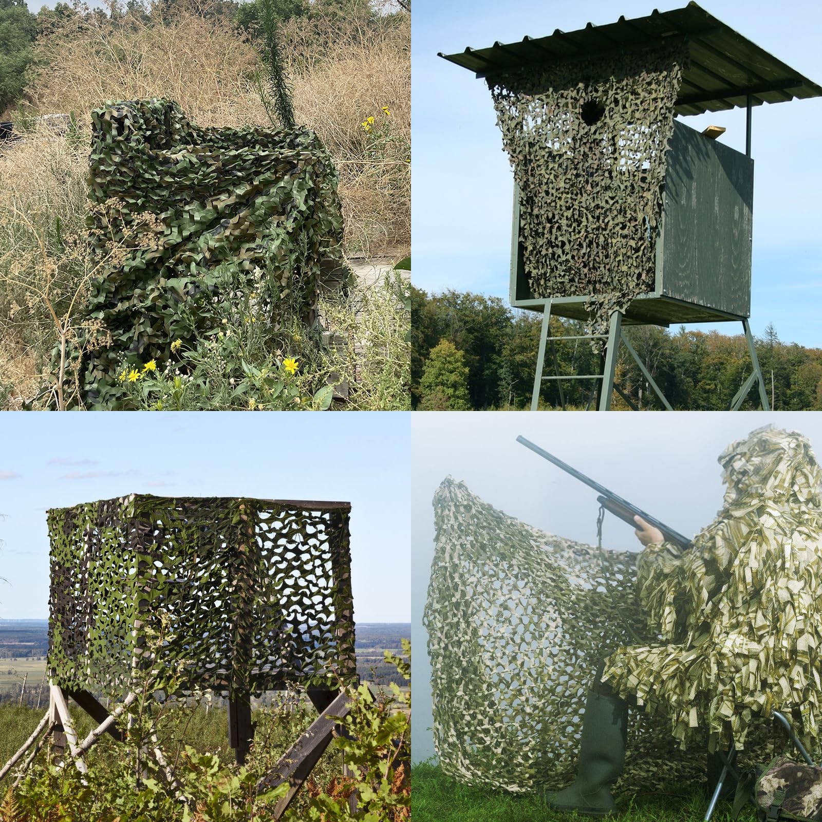 13x20ft Camping Camouflage Netting Military Camo Sunshade Mesh Hunting Car Cover