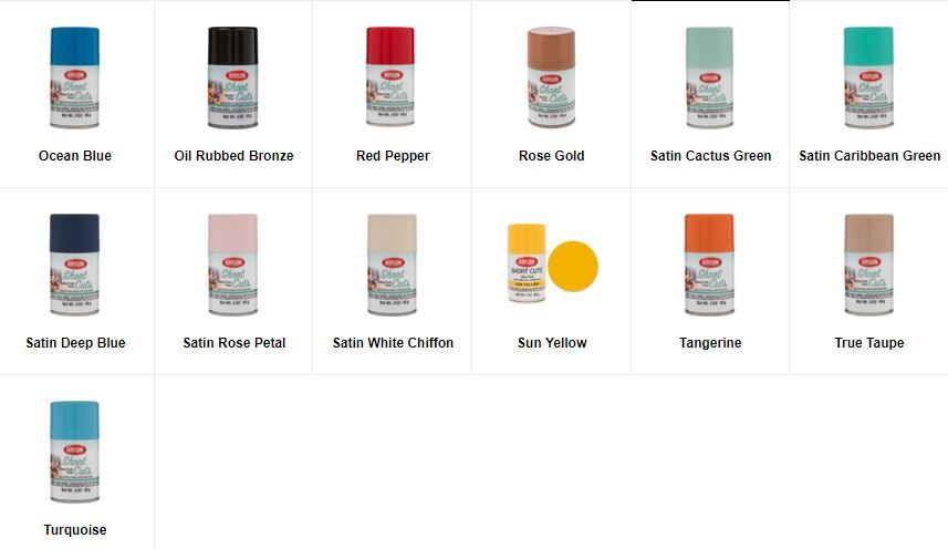 Krylon Short Cuts Spray Paint 3 oz Priced Per Can