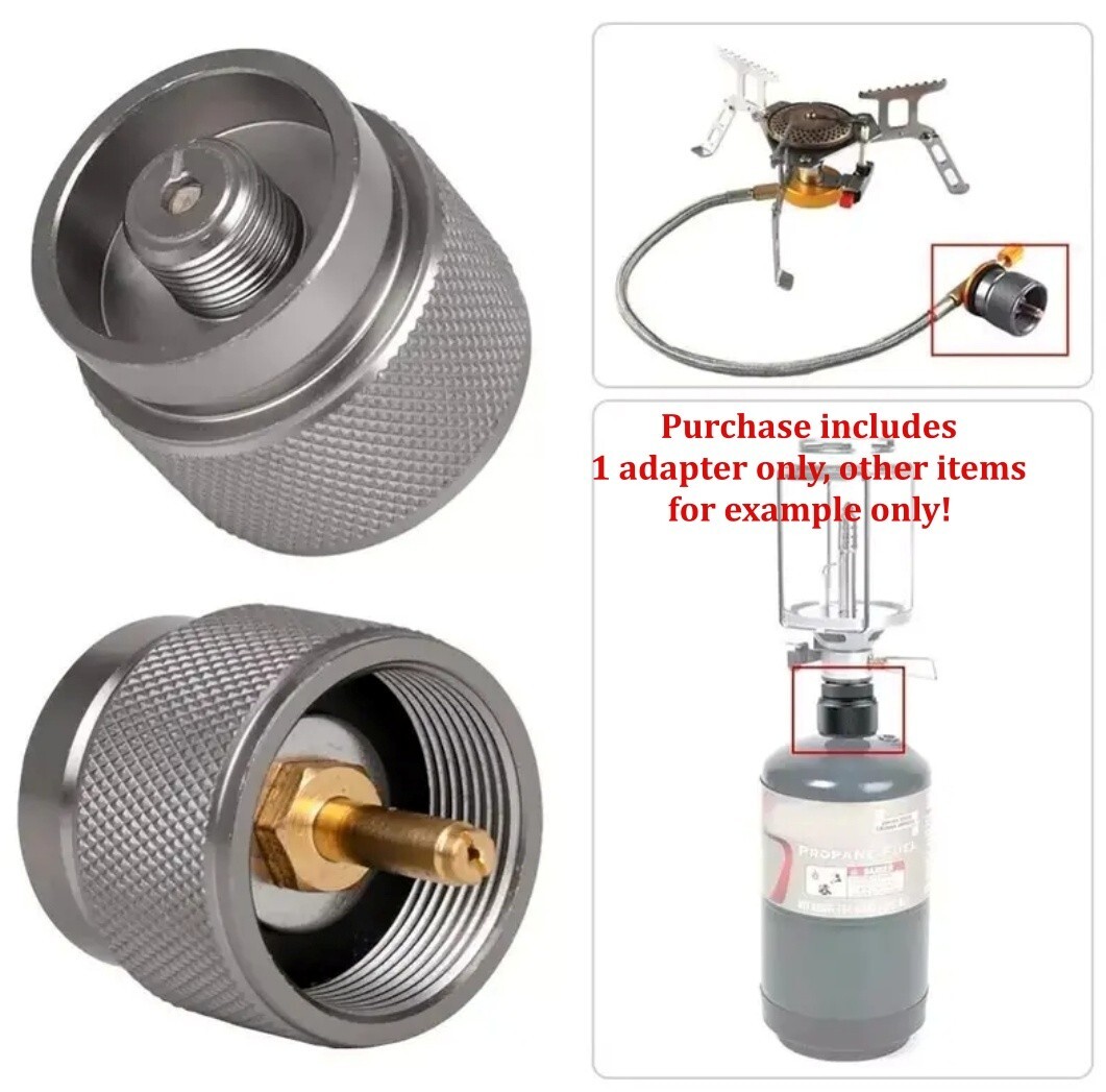 Propane to Butane Adapter Converter Conversion for Camping Stoves Lights Etc