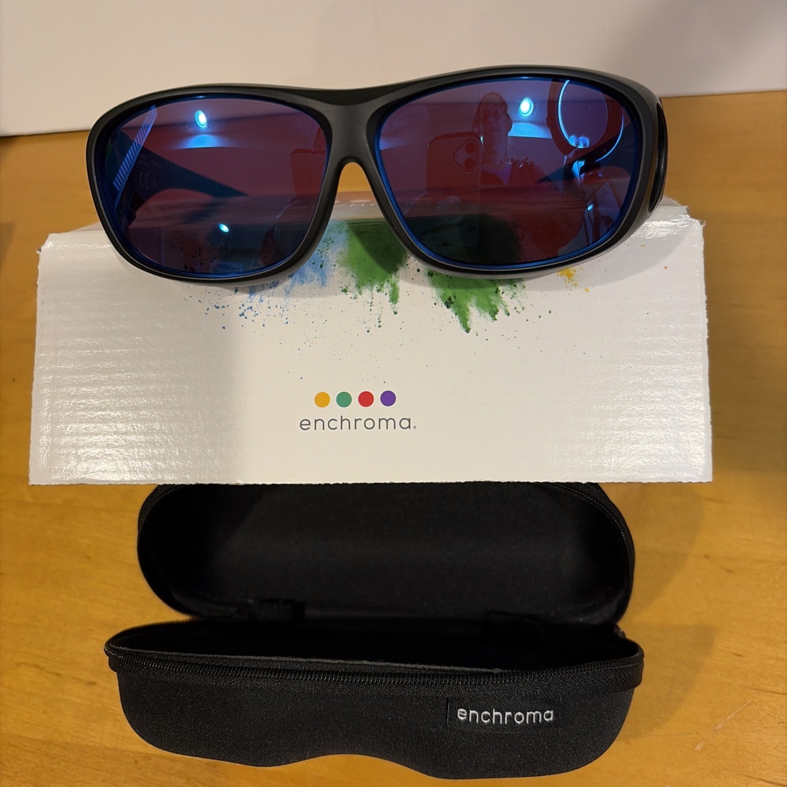 Enchroma Altavista Color Blind Outdoor Sunglasses Matte Black Cx-3 Non Prescr