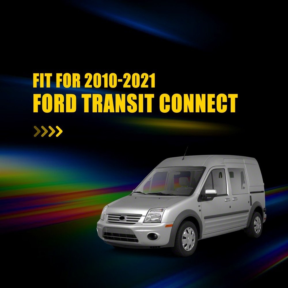 For 2010-2021 Ford Transit Connect Smoked Lens Side Marker Signal Light Housings