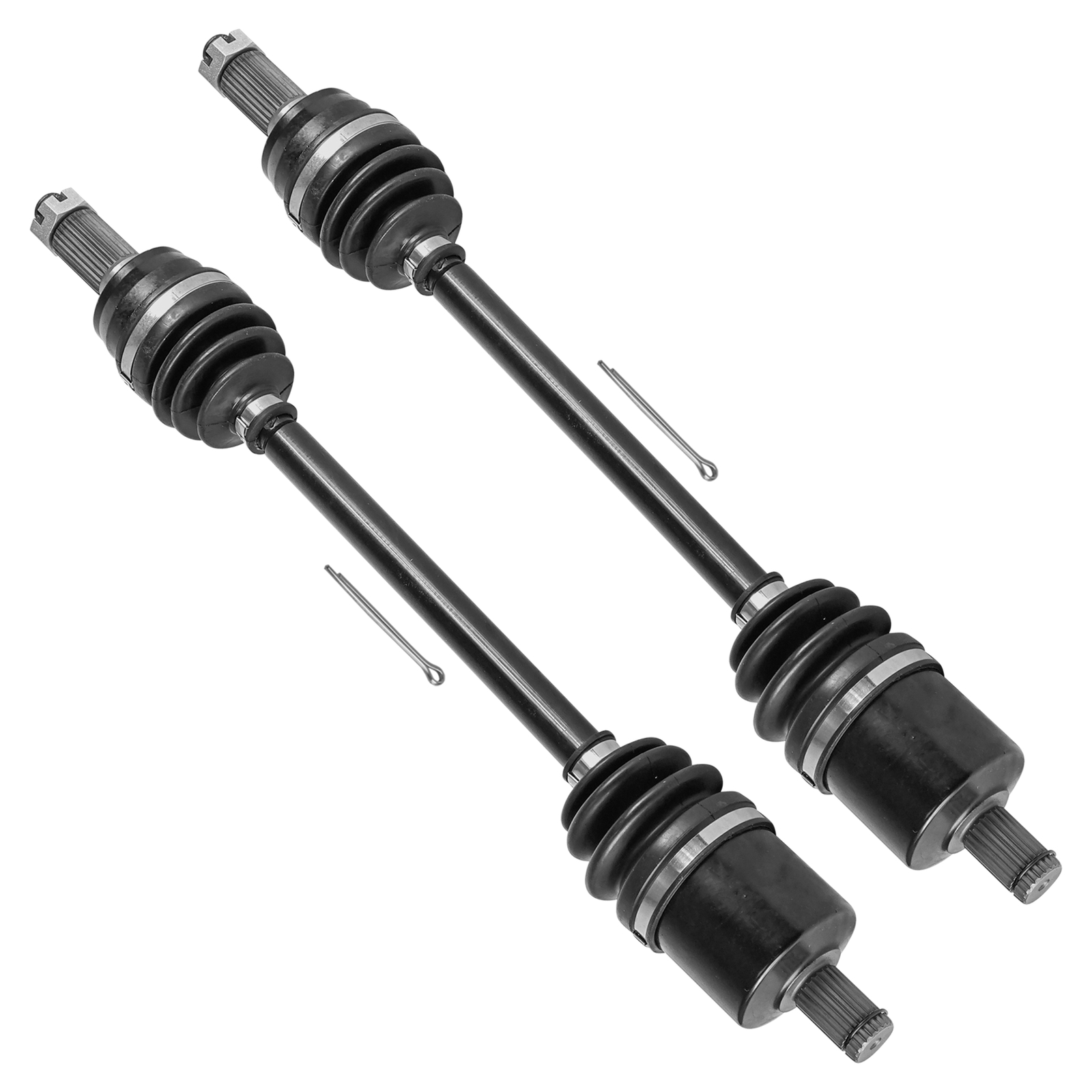 Caltric Front Left & Right CV Joint Axles For Polaris 1332873 2203843 2203844