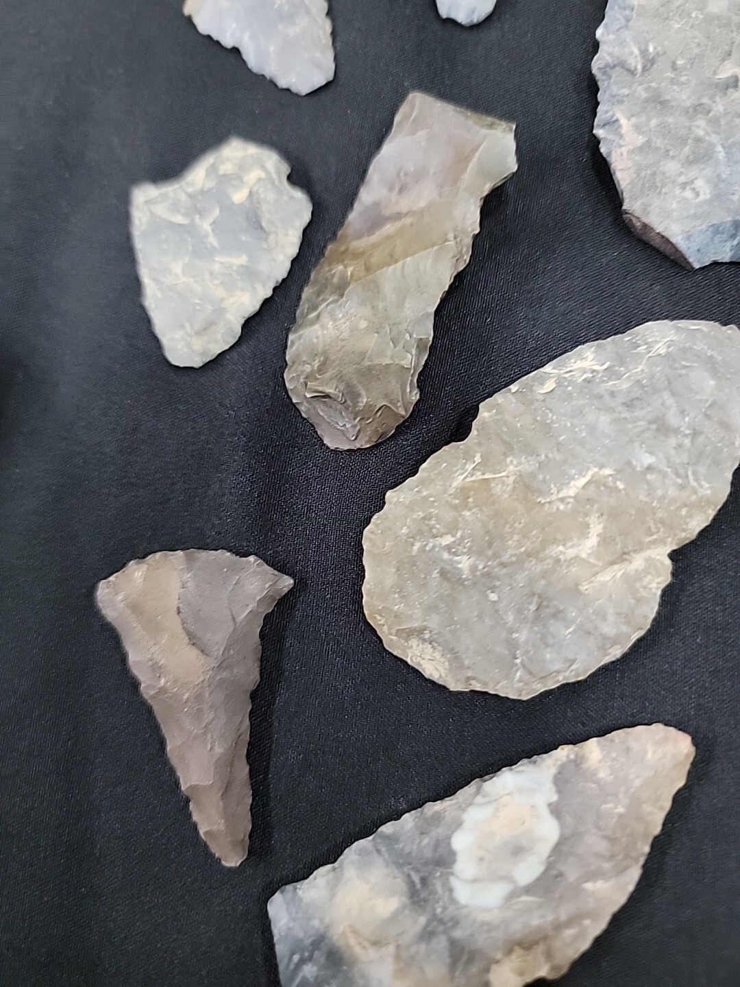 Indian Artifacts, Arrowheads, Rock drawing, Stone bowl, Ohio Collection.