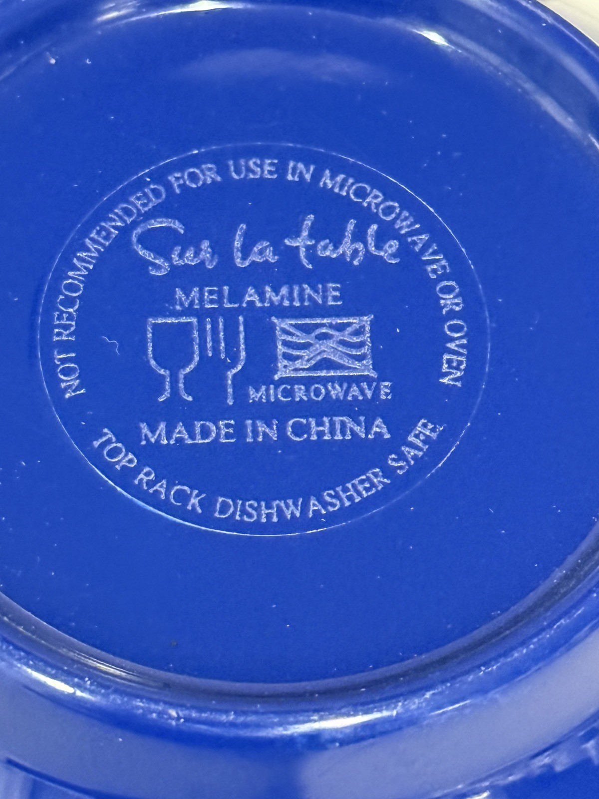 Sur La Table Kids Melamine FLAG Stars & Stripes Dinnerware Set BOXED NEW