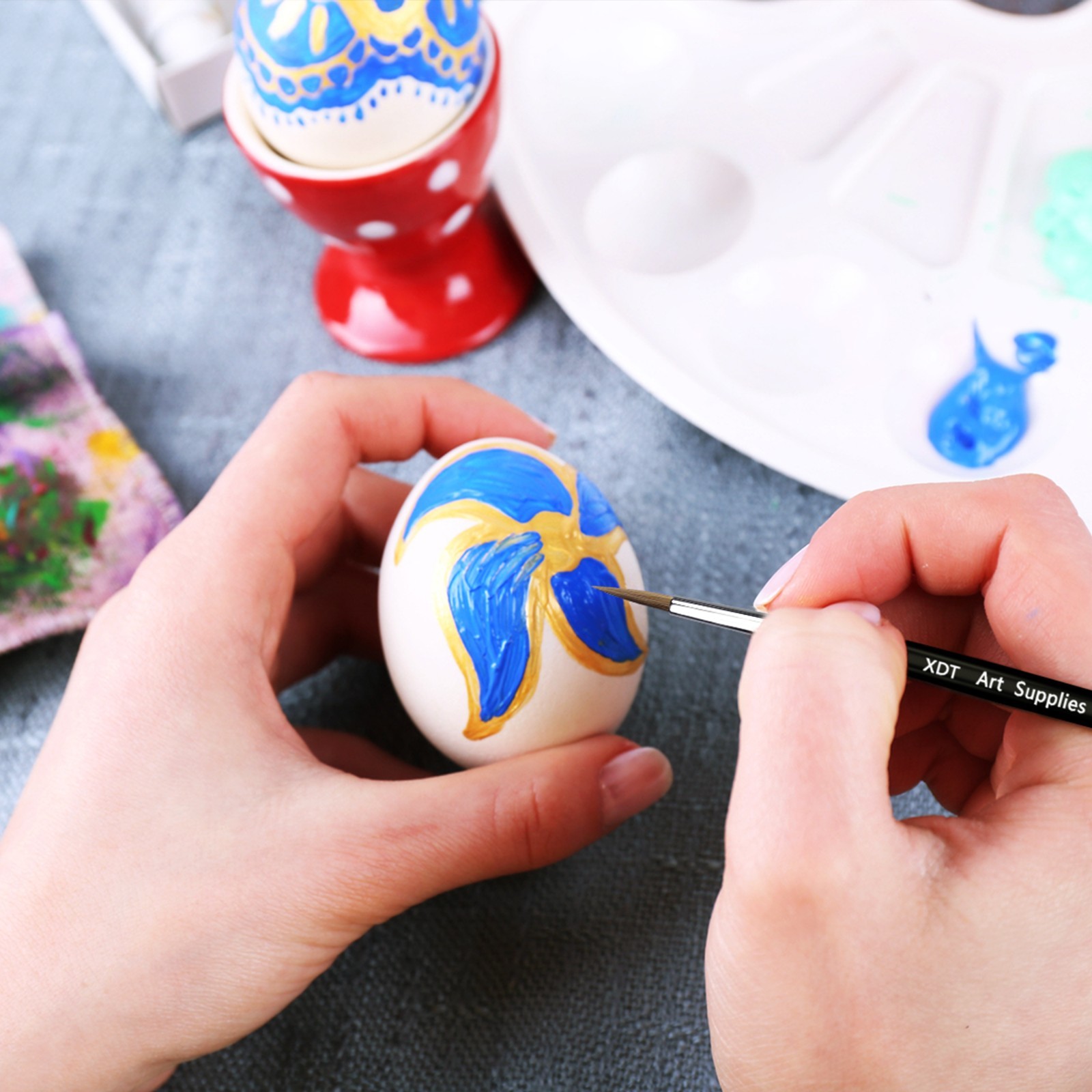 XDT#725 Micro Detail Artist Pin Point Painting Brush Set of 5 Piece #0000 Brush