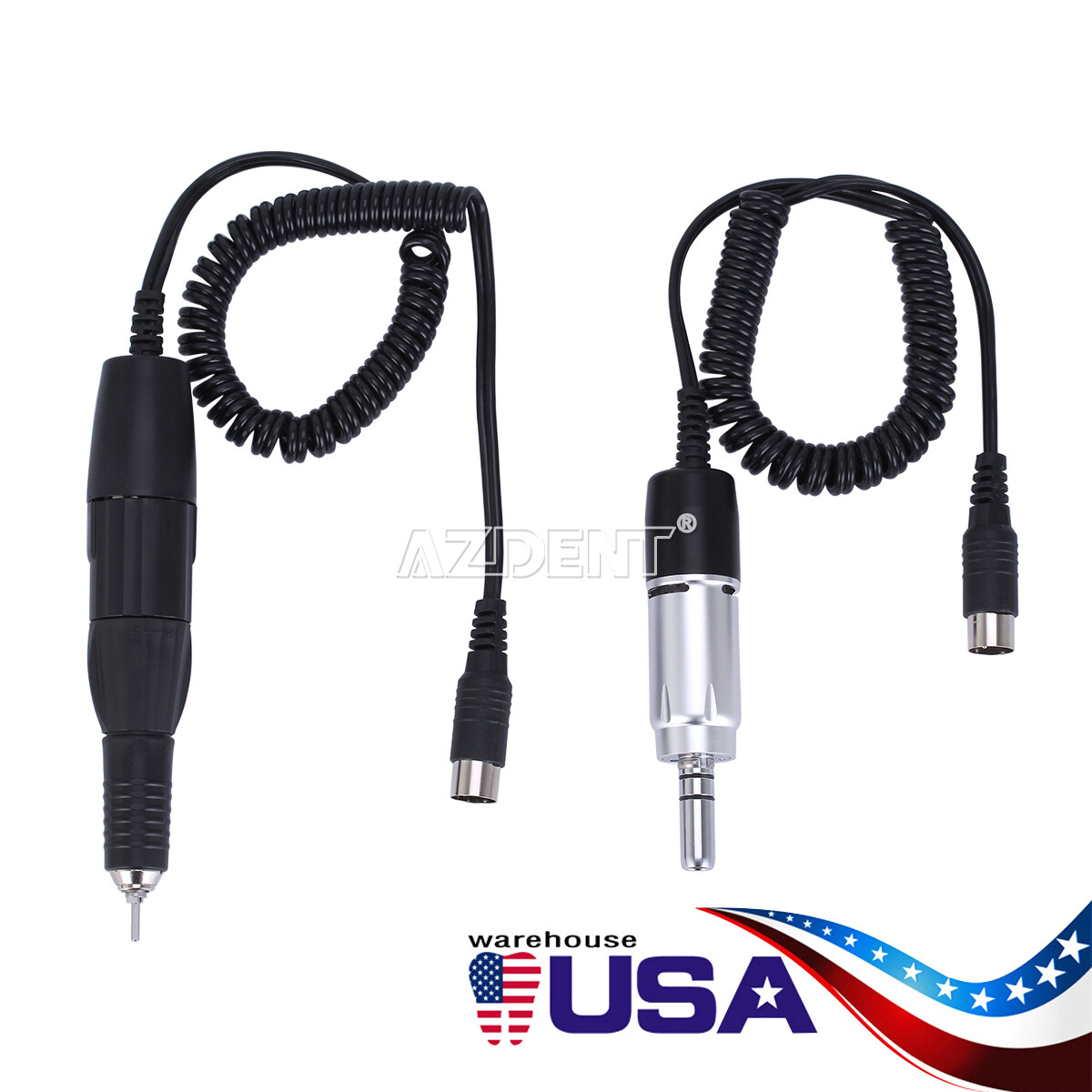 Dental Electric Micro Motor Handpiece 35000 RPM Standard E-Type / Plastic Grip