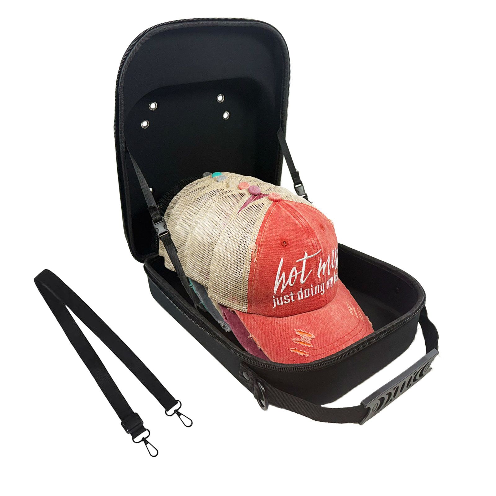 Hard Hat Case for Baseball Caps,Hat Carrier Travel Case Baseball Hats Organizer