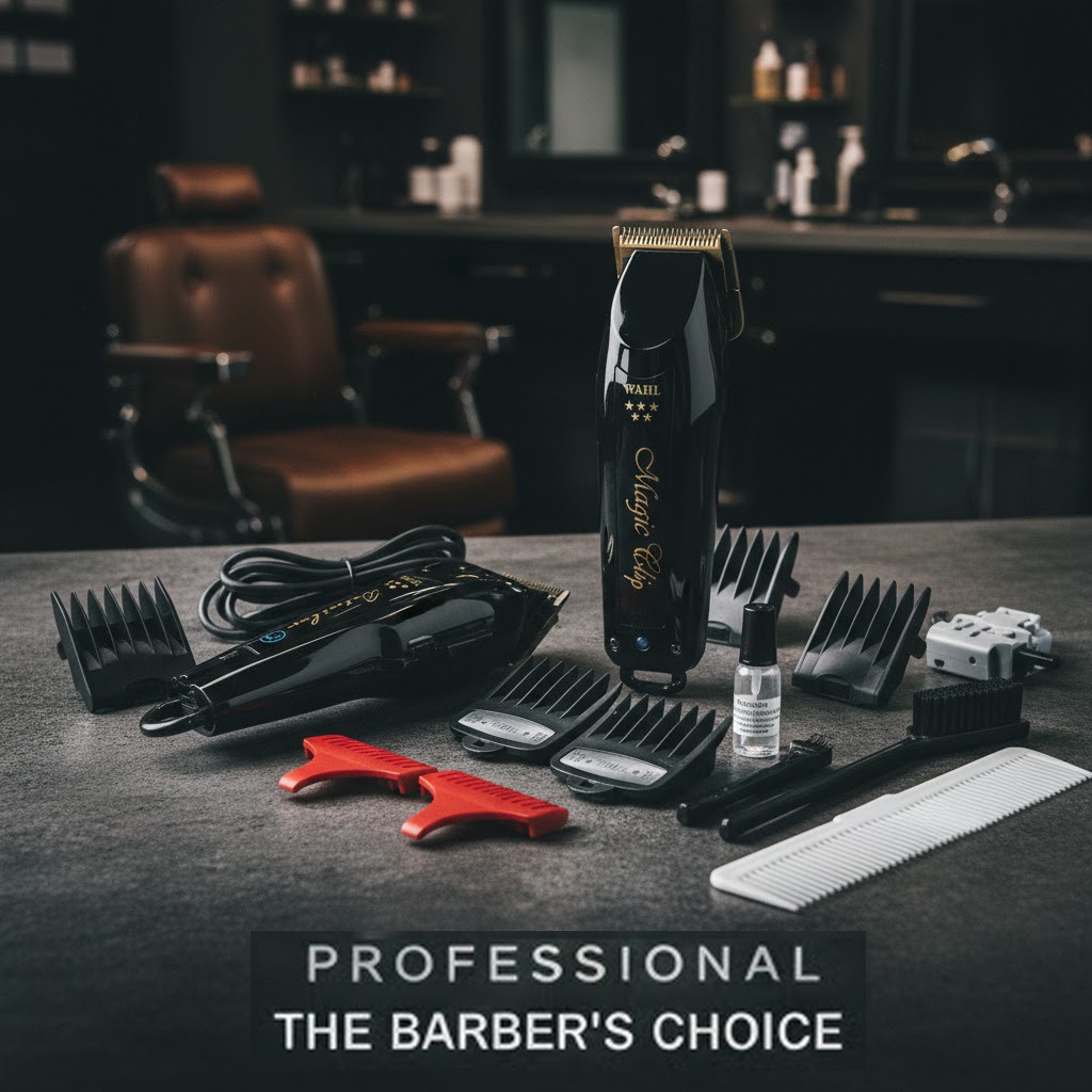 Wahl 5 Star Cordless Barber Combo Magic Clip & Detailer Li Trimmer Set 3025397