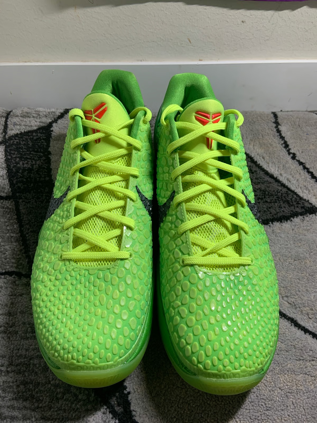 Grinch Kobe 6 Protro CW2190-300 Men's Size US 7 - 12