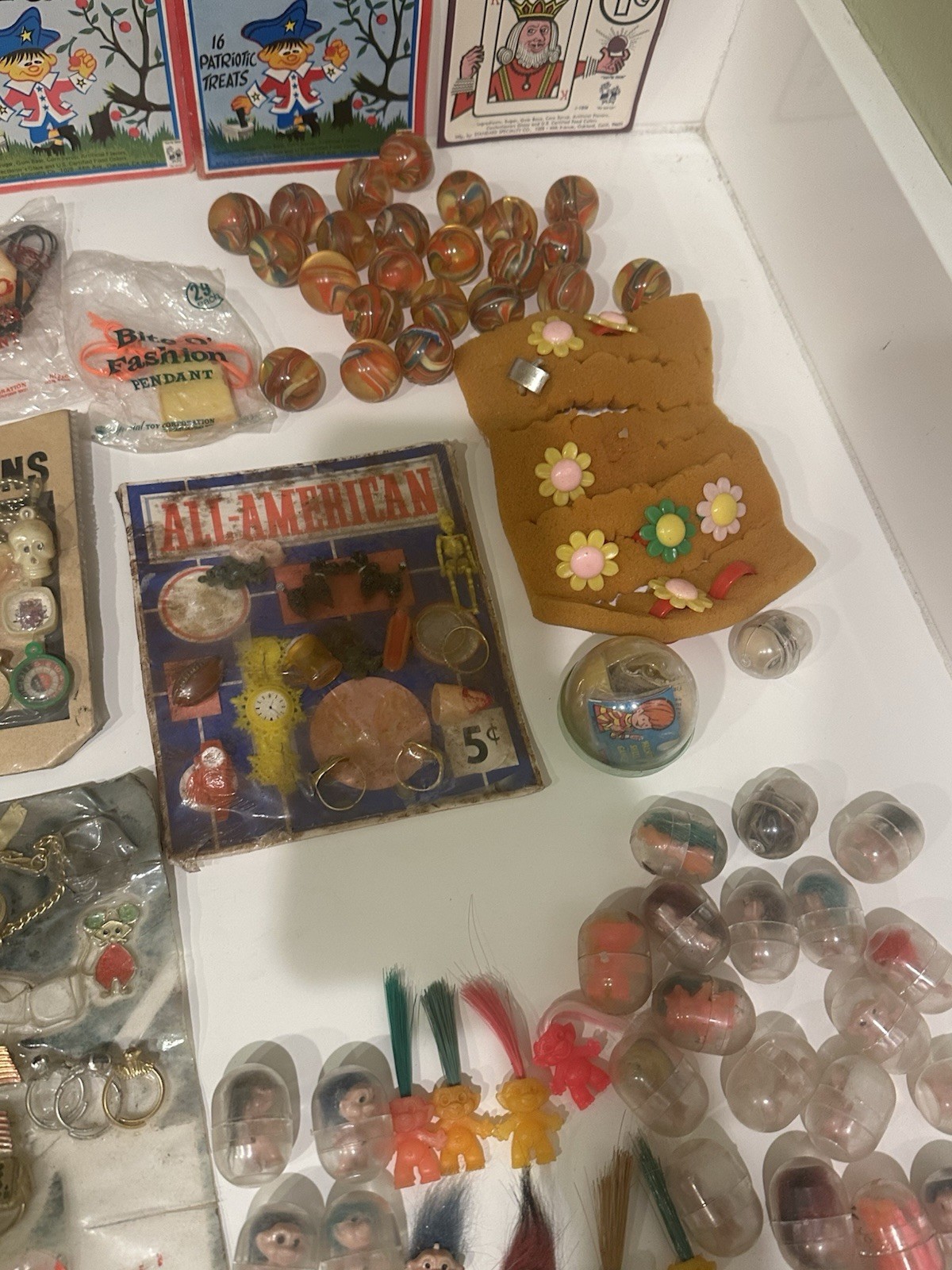Vintage Gumball Machine Trinkets Toys Mixed Lot