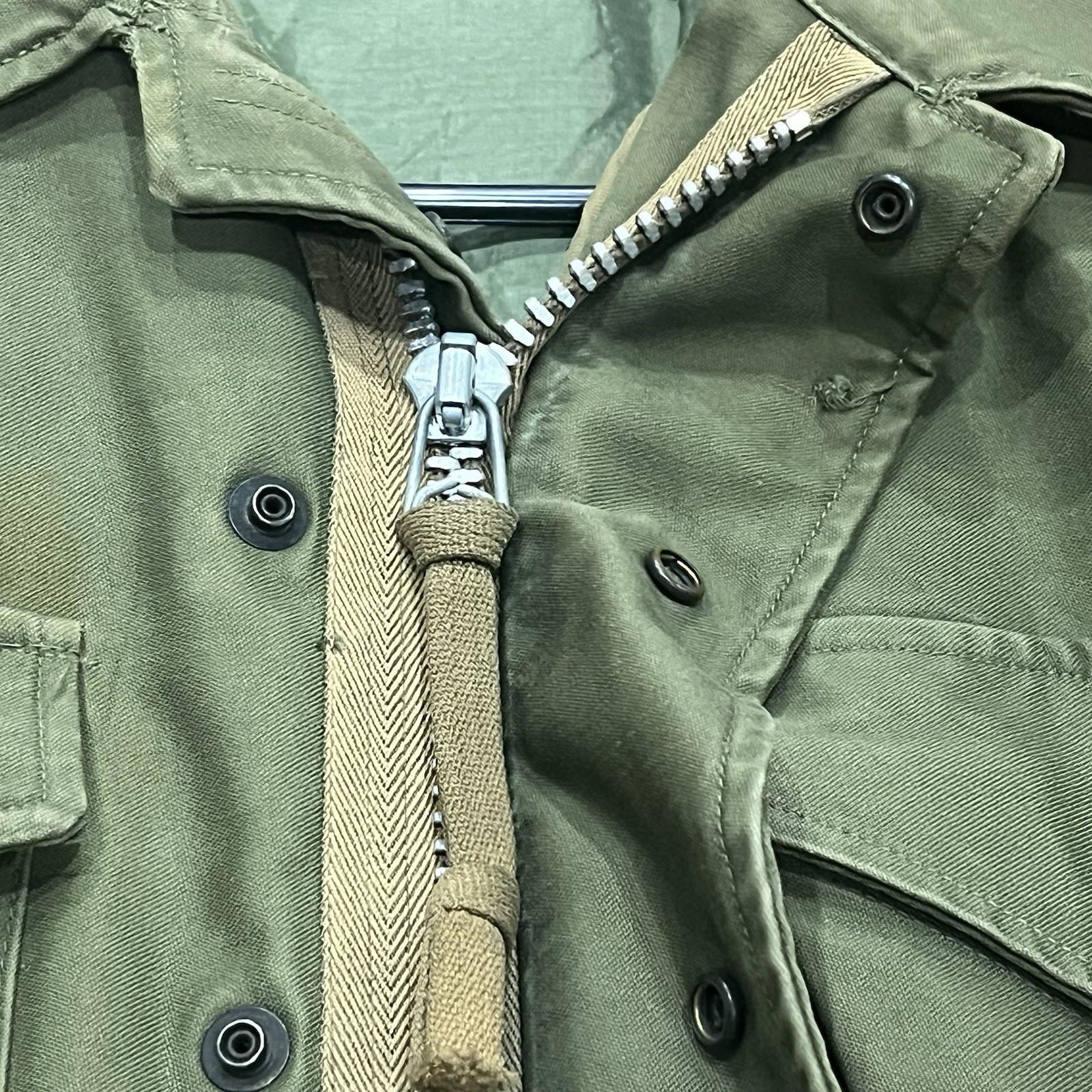 Vintage M-1951 Field Jacket OG 107 Mens Small Regular W/Liner Military READ!!!!