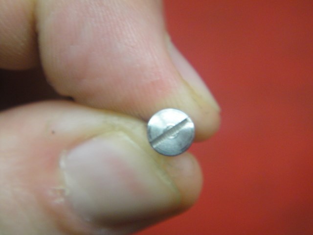 Smith & Wesson S&W K L N Frame Stainless Steel Strain Screw - ROUND Butt