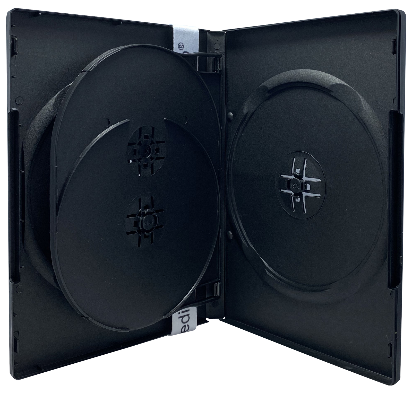 STANDARD Black Quad 4 Disc DVD Cases Lot