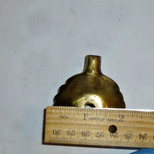 Brass Pendulum Bob with Threads,2-inch Diameter Solid Brass