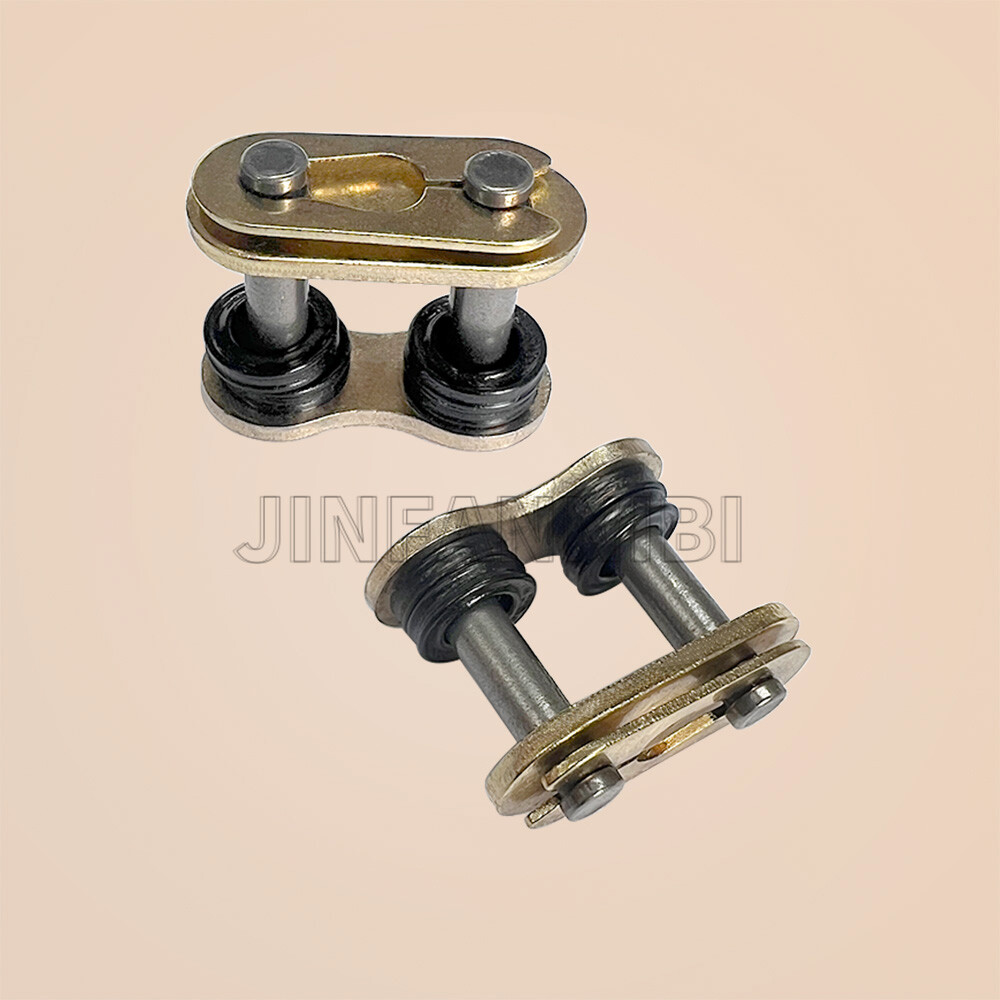 Gold 420 X-Ring Chain 120 Links With Connecting Master Link for Motorcycle