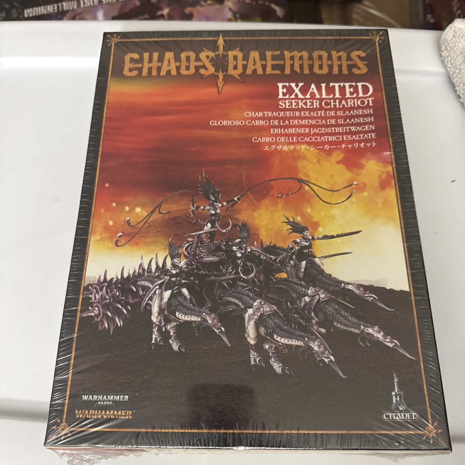 Chaos Daemons Exalted Seeker Chariot 97-19 SEALED Games Workshop OOP 2012