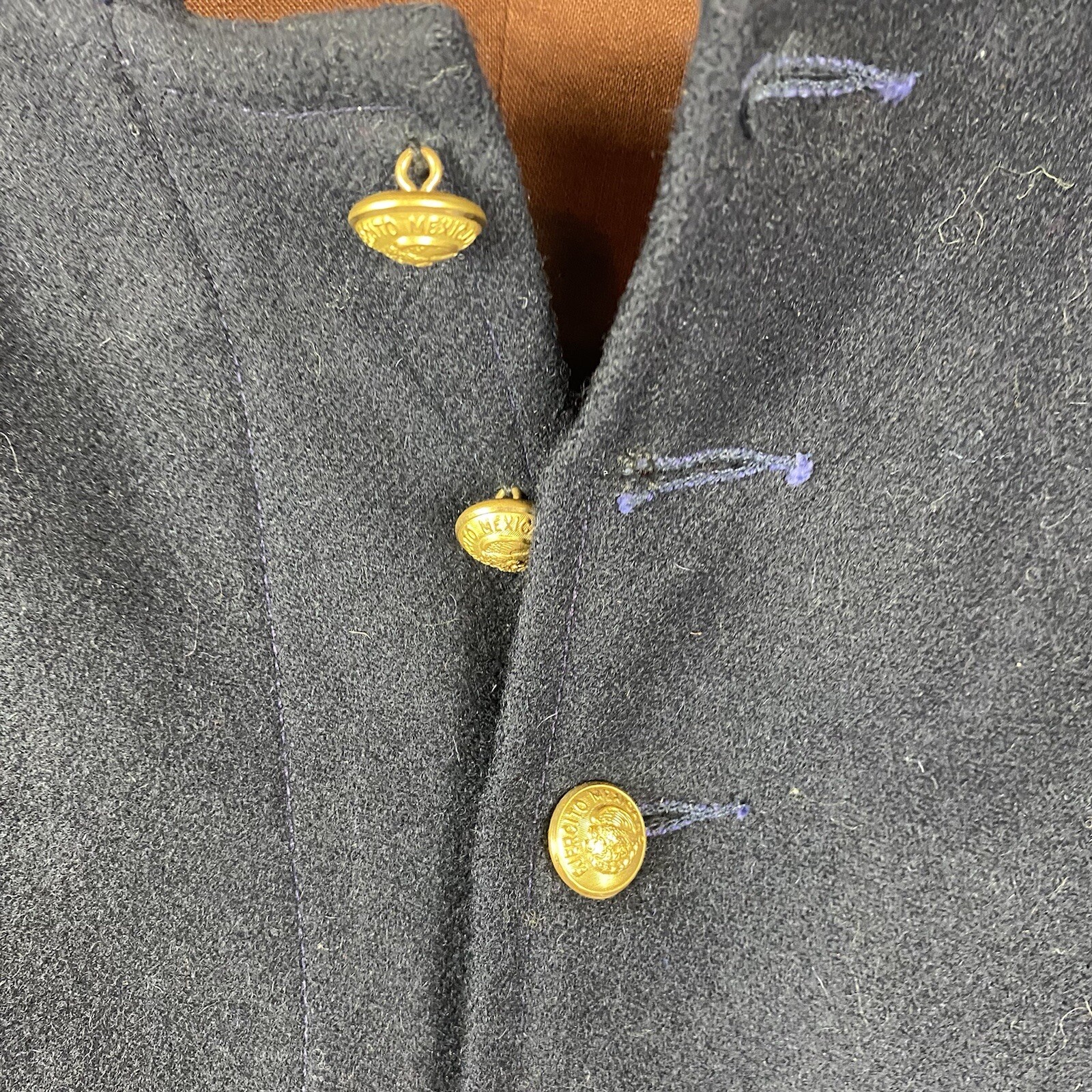 Vintage 70s remake Quality Civil War Mexican Army Jacket Alamo