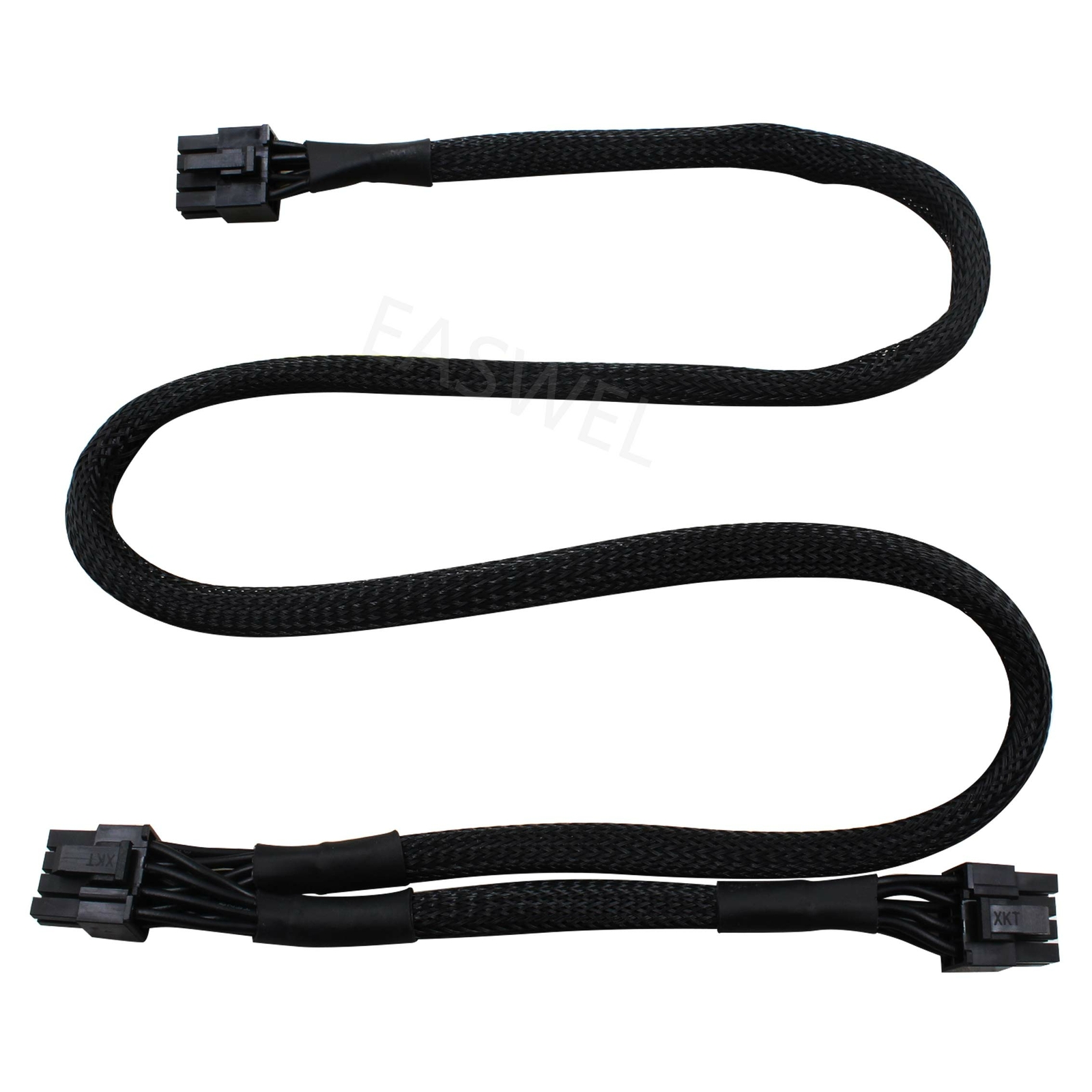 8 PIN to two 6+2 PIN PCIE Power modular cable for Corsair CX550M CX650M CX750M