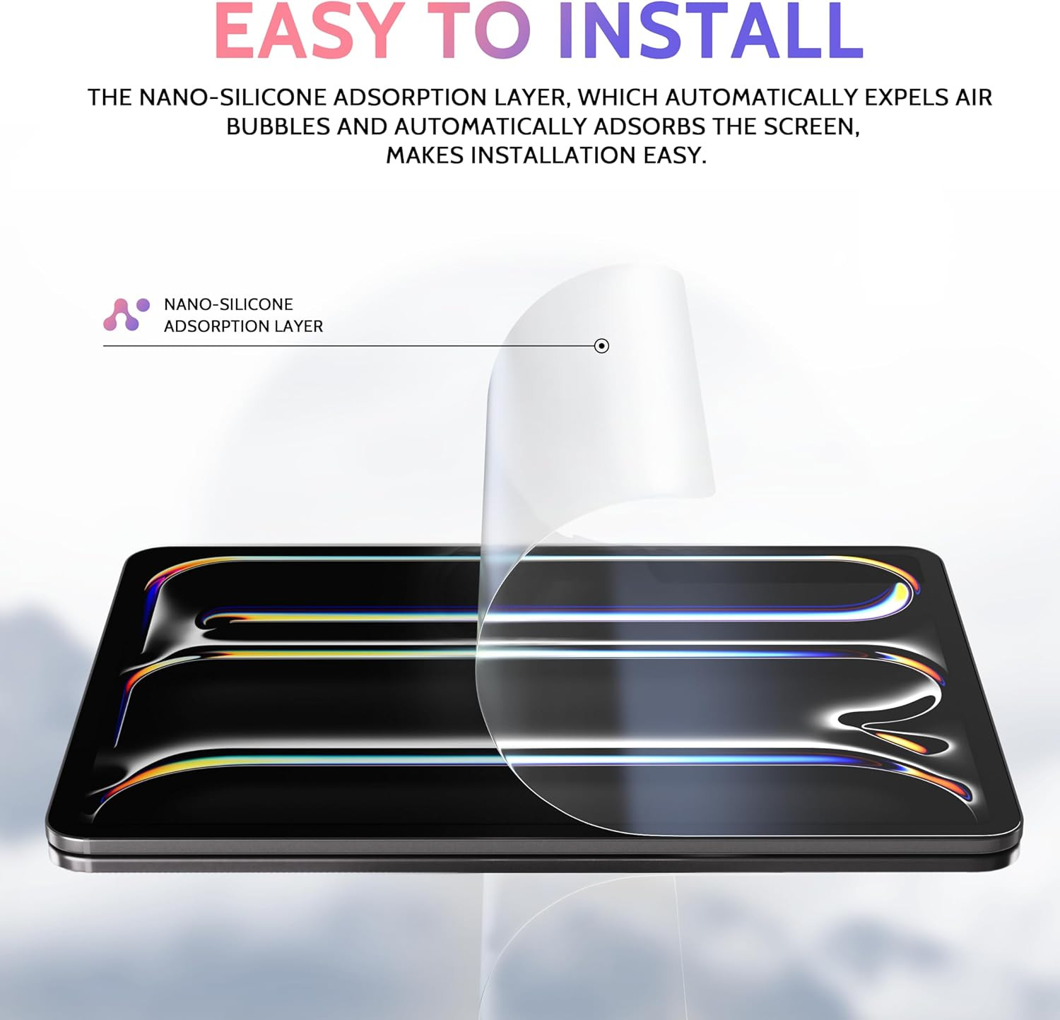 2 Pack like Paper Screen Protector for Ipad Pro 13 Inch M4/M5 [2024/2025 7Th/8Th