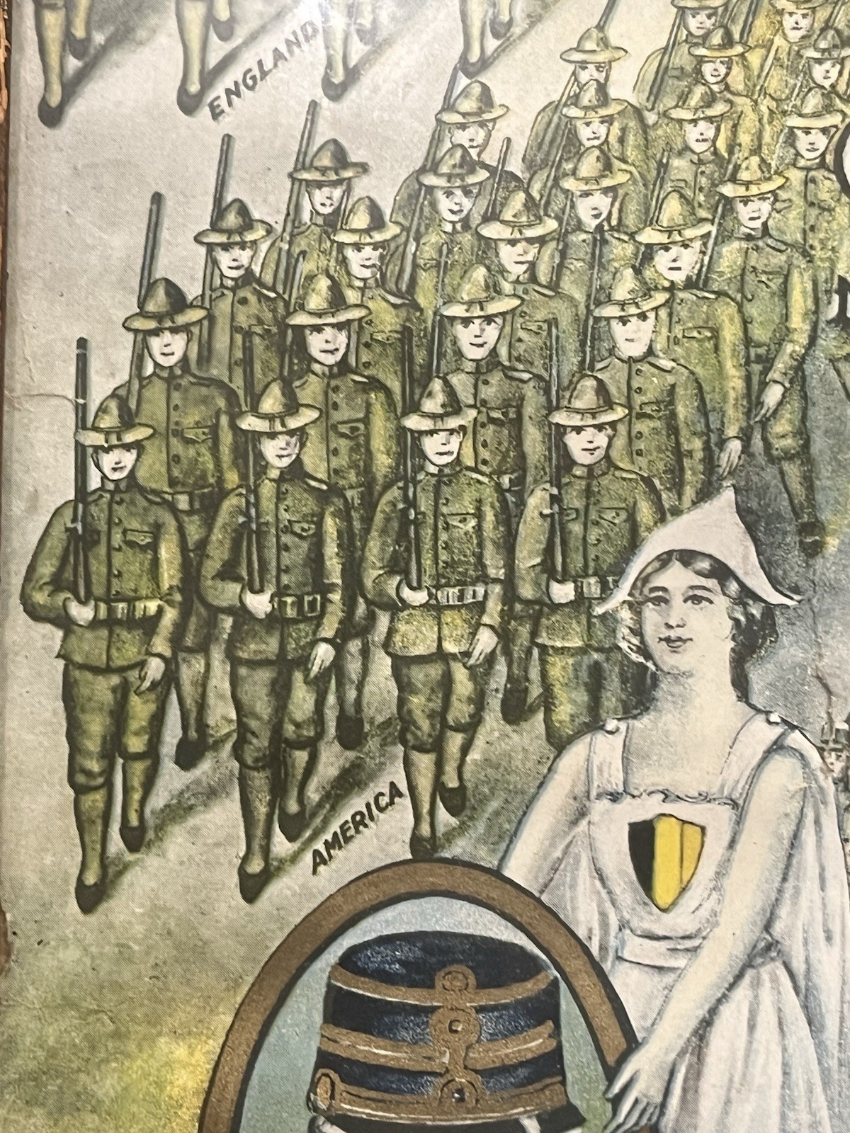 1918 World War 1 US Military Service Record Of William T Gant