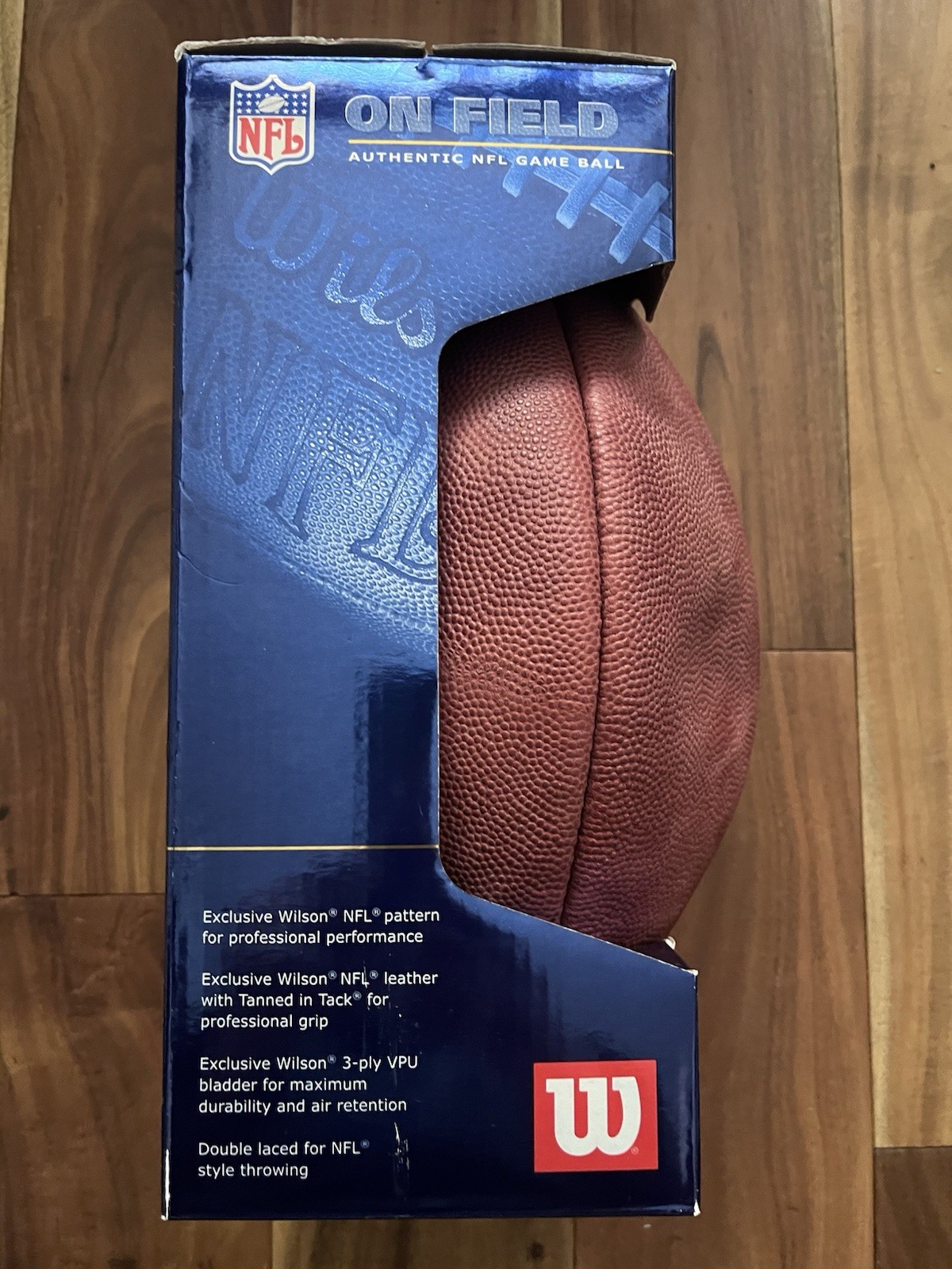 NEW WILSON OFFICIAL NFL PRO GAME BALL LEATHER FOOTBALL - Paul Tagliabue - READ