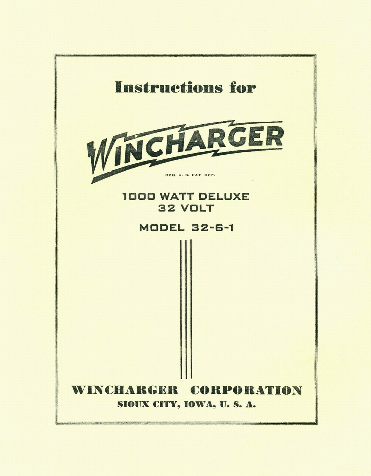 Wincharger Instructions (please read description)