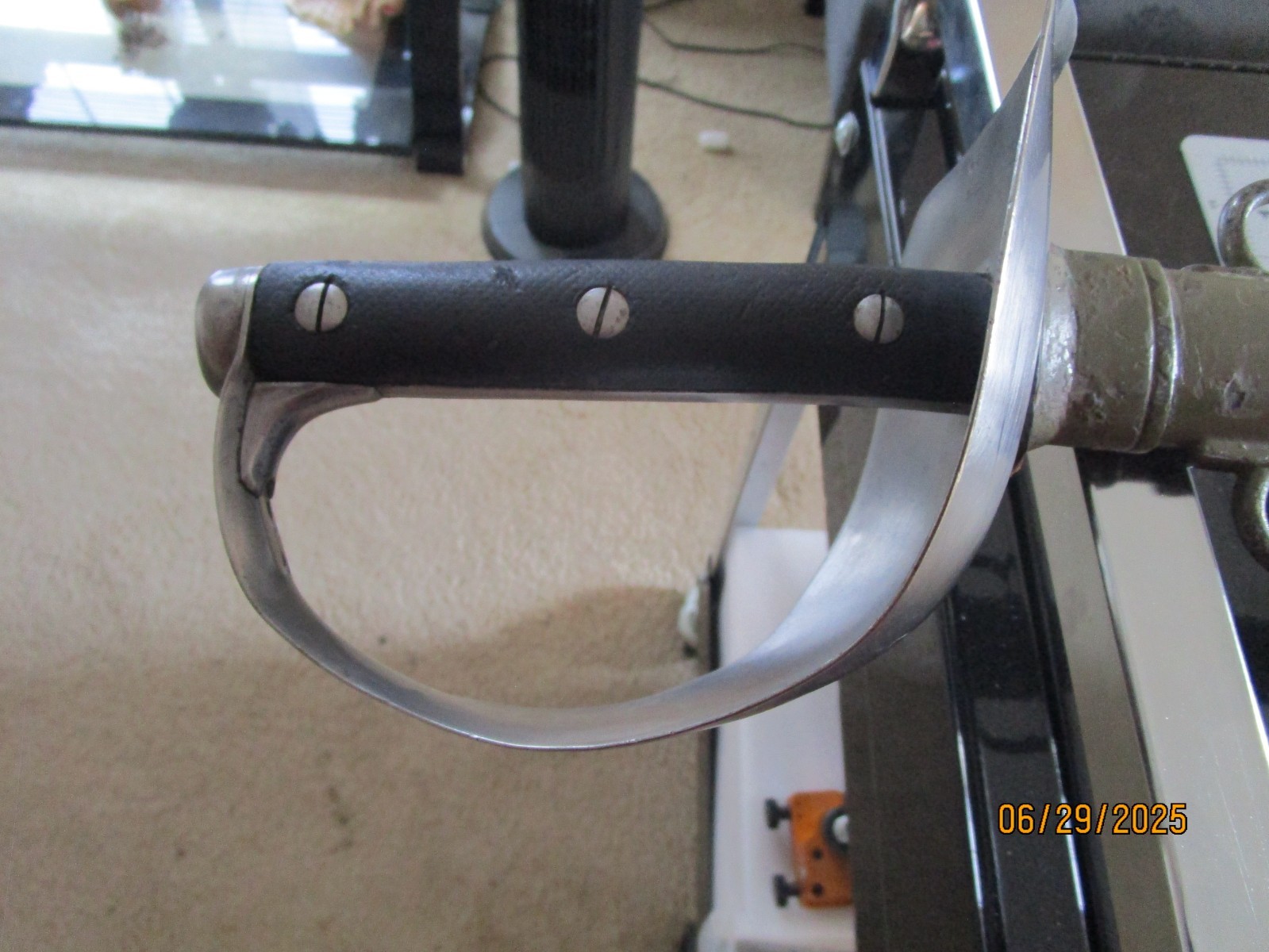 Original British P -1899 Cavalry Sword With Original Scabbard Date 1899 Boar war