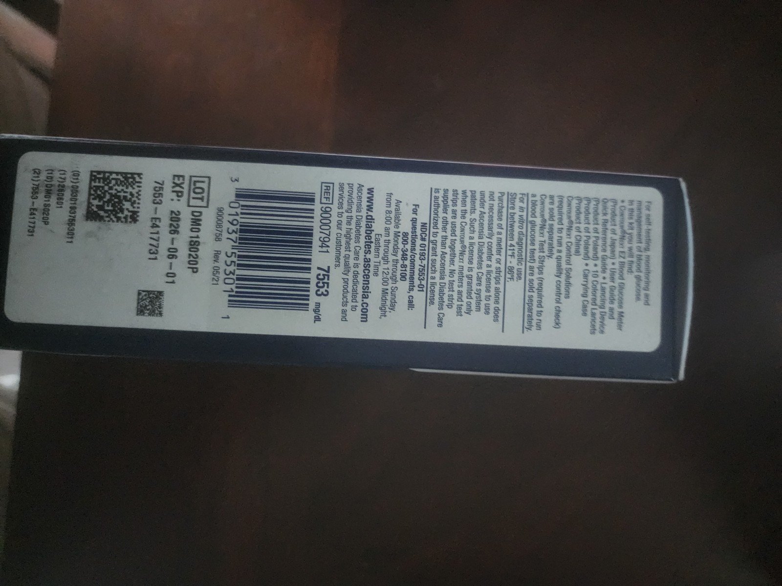 Bayer Contour Next Ez Blood Glucose Monitoring Kit New