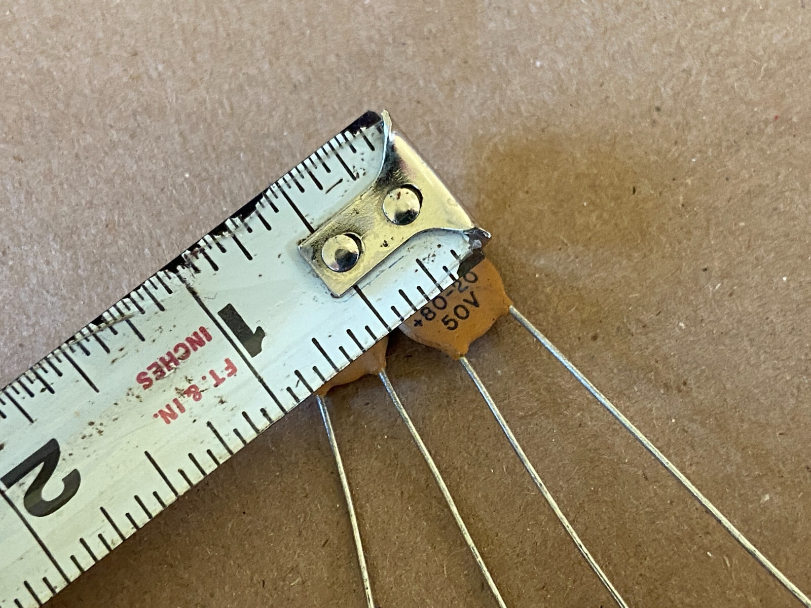 2 NOS Vintage 1970s RMC Ceramic Disc .05 uf 50v Mallory Guitar Tone Capacitors