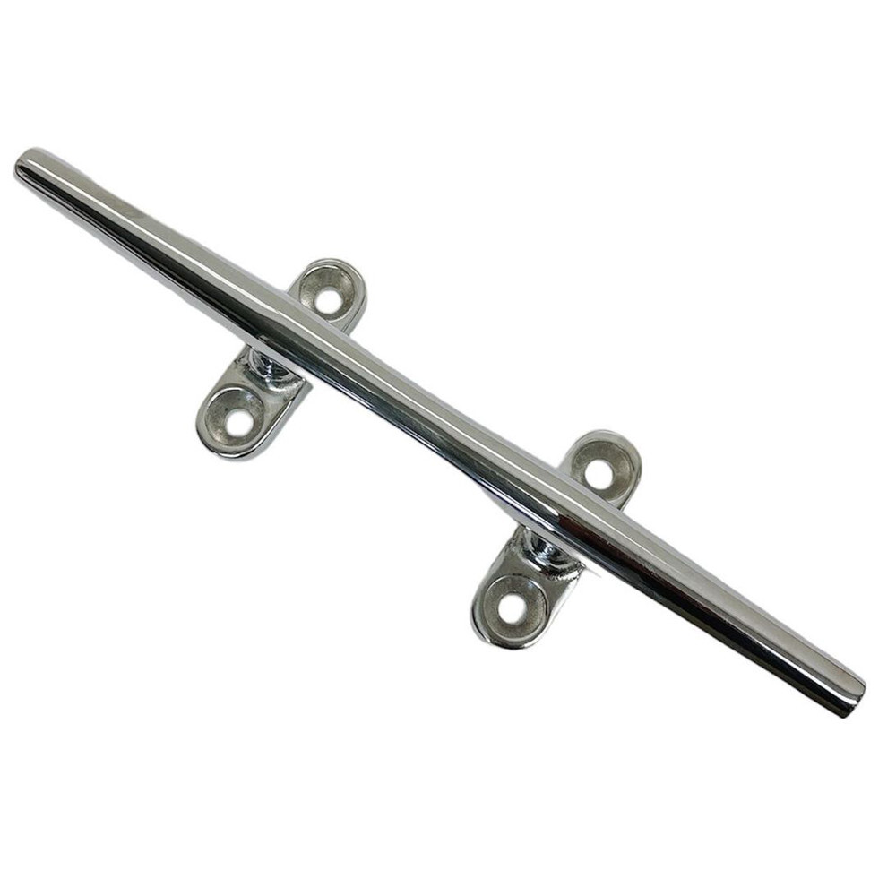 5" Blue Water Boat Deck Cleat Marine Stainless Steel Dock Open Base Rope Cleat