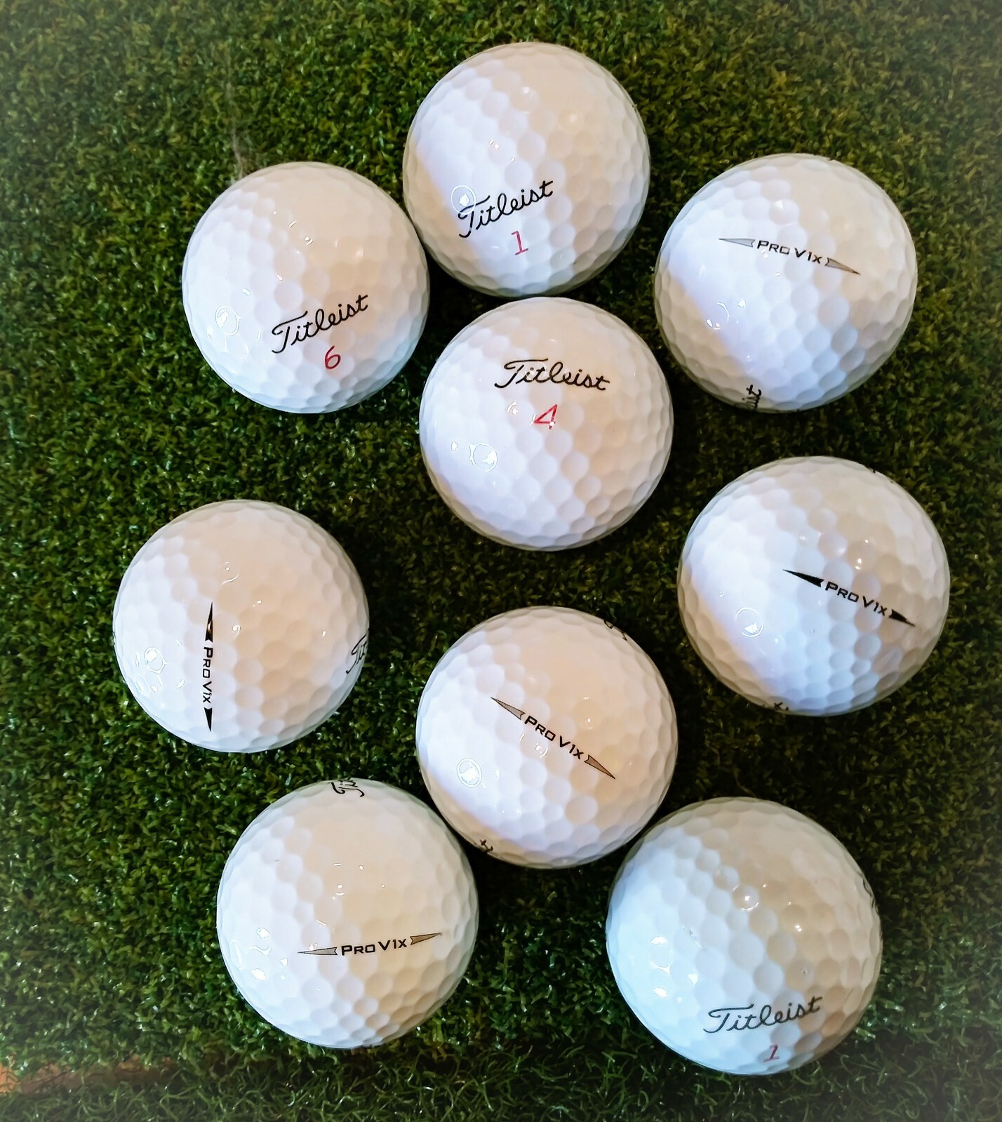 50 Titleist Pro V1X Golf Balls 4A Grade Near Mint - FREE SHIPPING