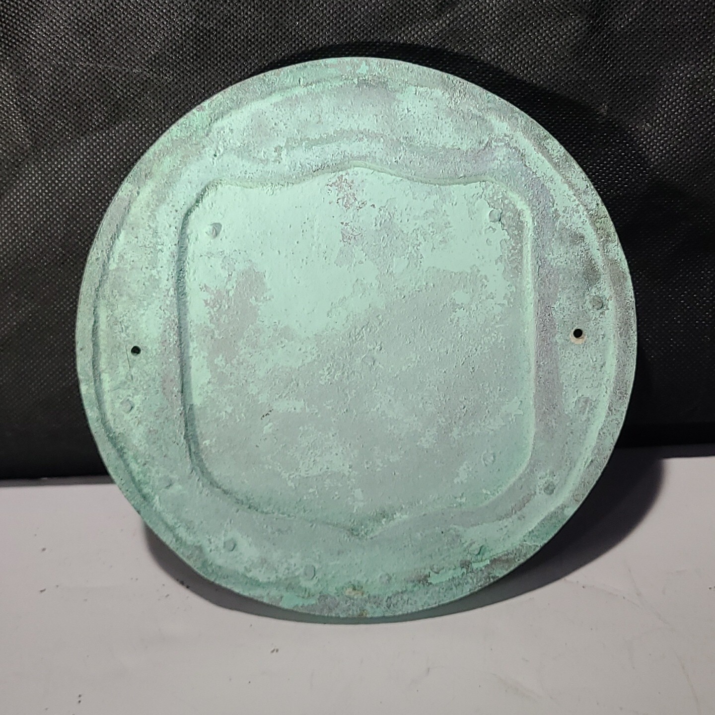 Bronze USS HERMITAGE LSD-34 USAT Navy War Ship Military Vtg Wall Plaque