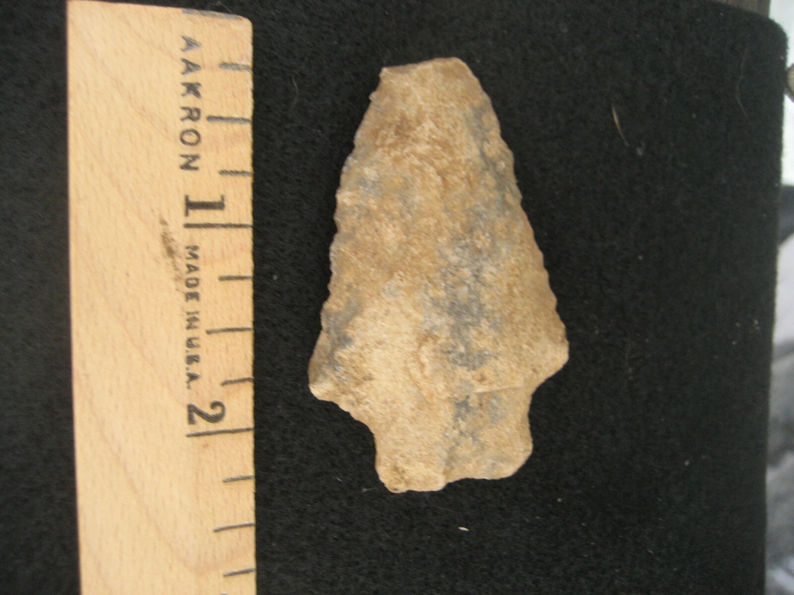 Native American Arrowhead (2 1/4") North Carolina W/COA