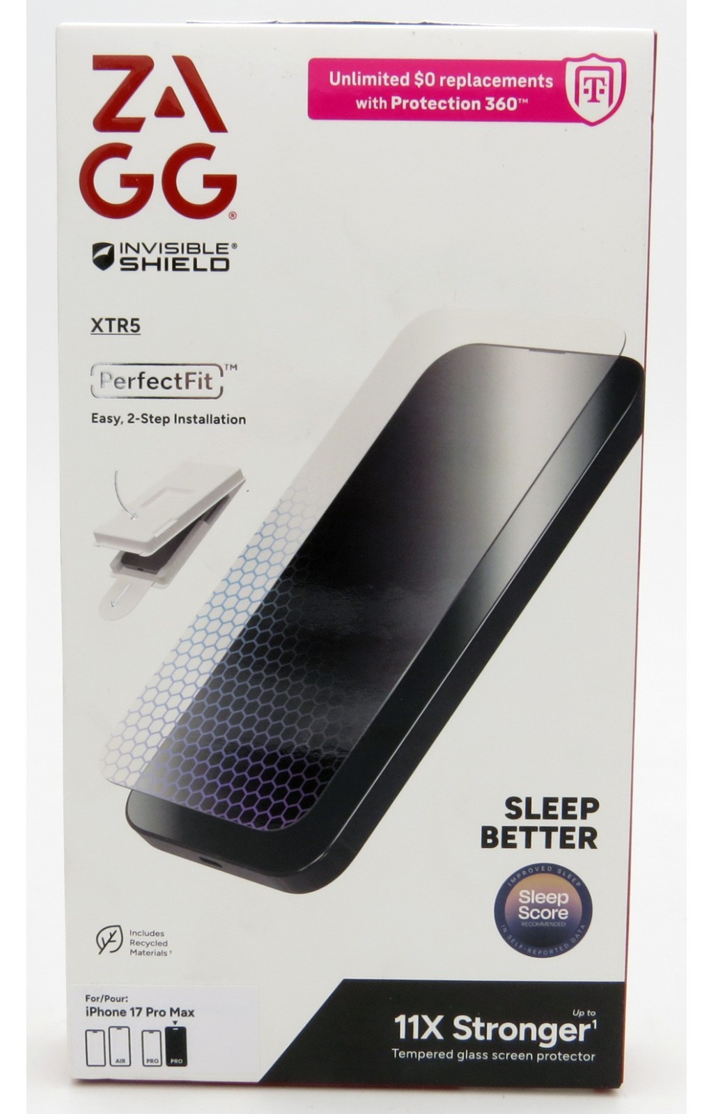 ZAGG InvisibleShield XTR5 Screen Protector For Apple iPhone 17 Pro Max New