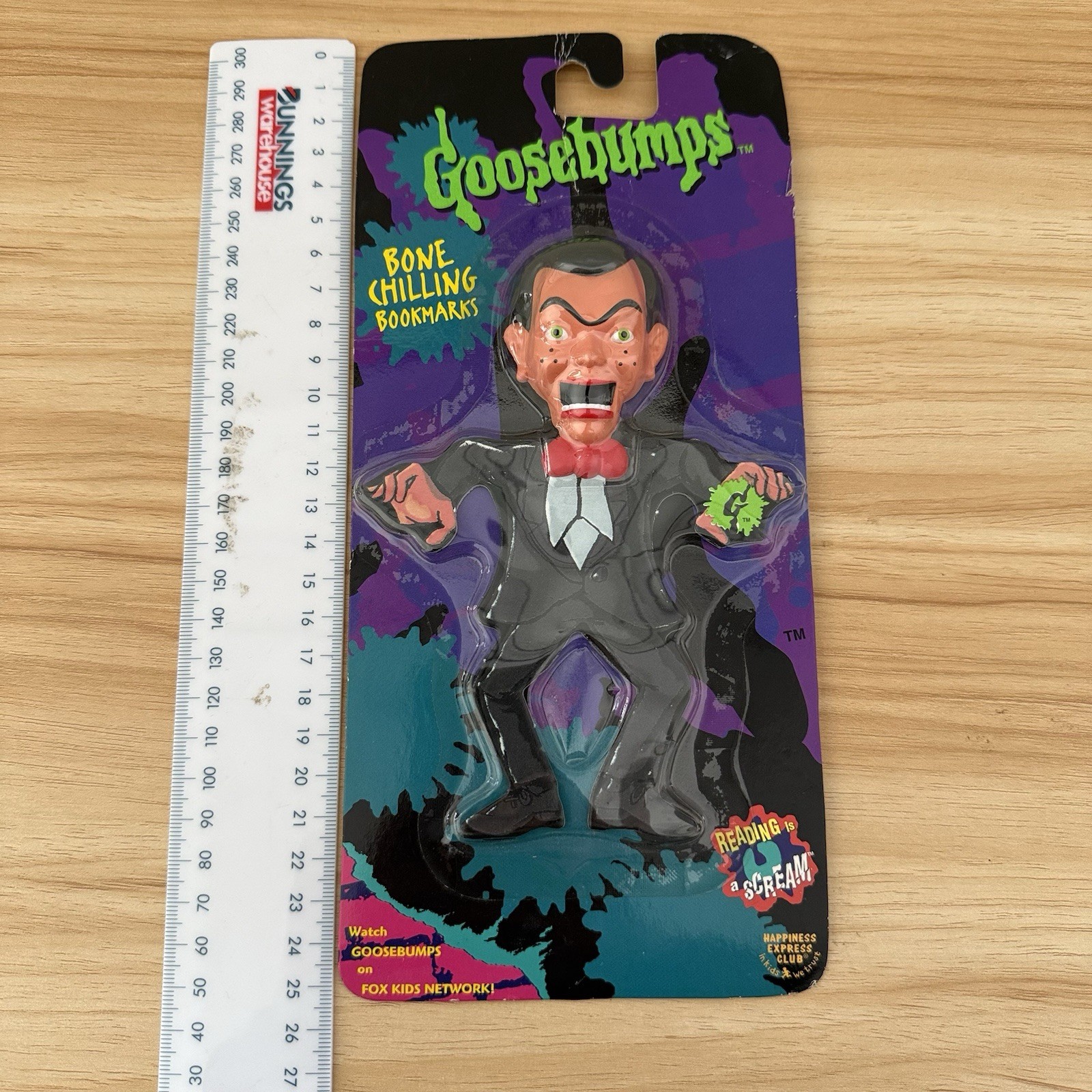 1996 Goosebumps Slappy Bone Chilling Bookmark Happiness Express Rare NIB
