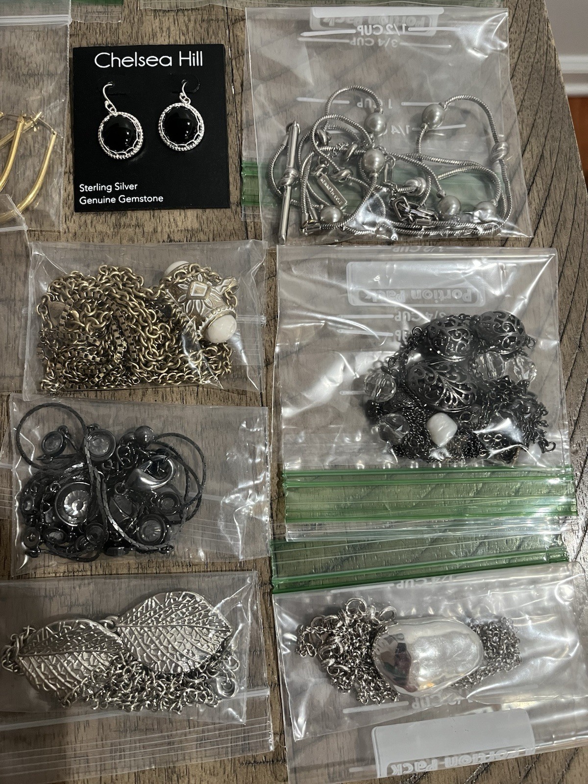 Unique Jewelry Lot. Silver, Gold, Black Tones. All Wearable. Vintage to Modern