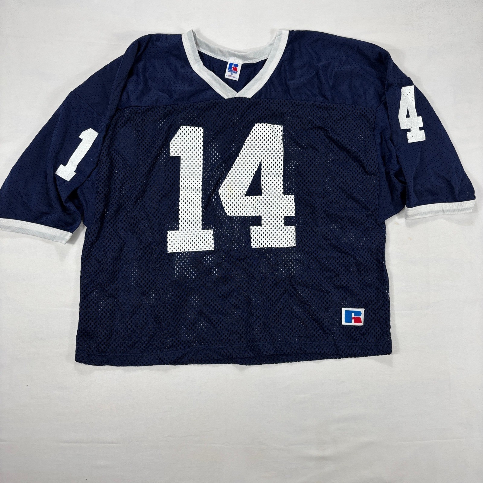 VTG Penn State NWOT Russell Athletic 90 Mesh Football Jersey 14 USA Size XL