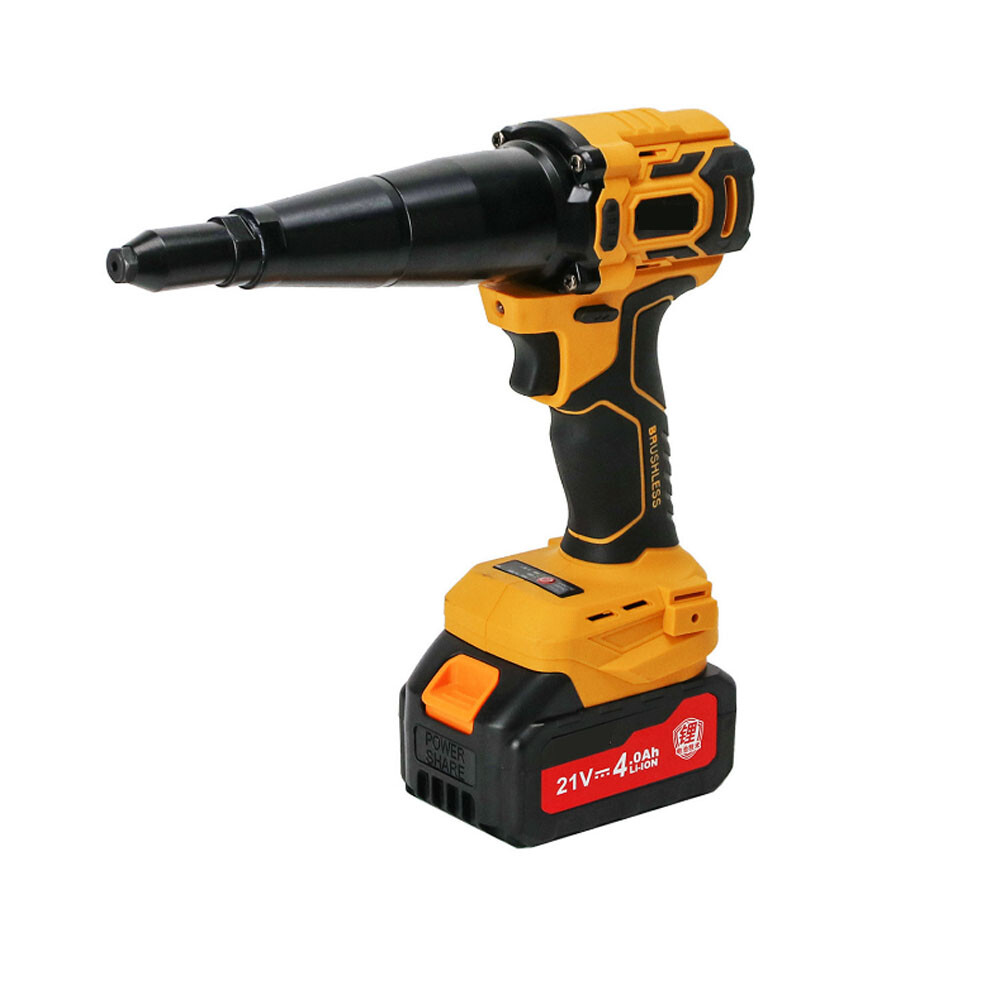Handheld Brushless Automatic Riveter High-power 21V Electric Cordless Rivet Gun